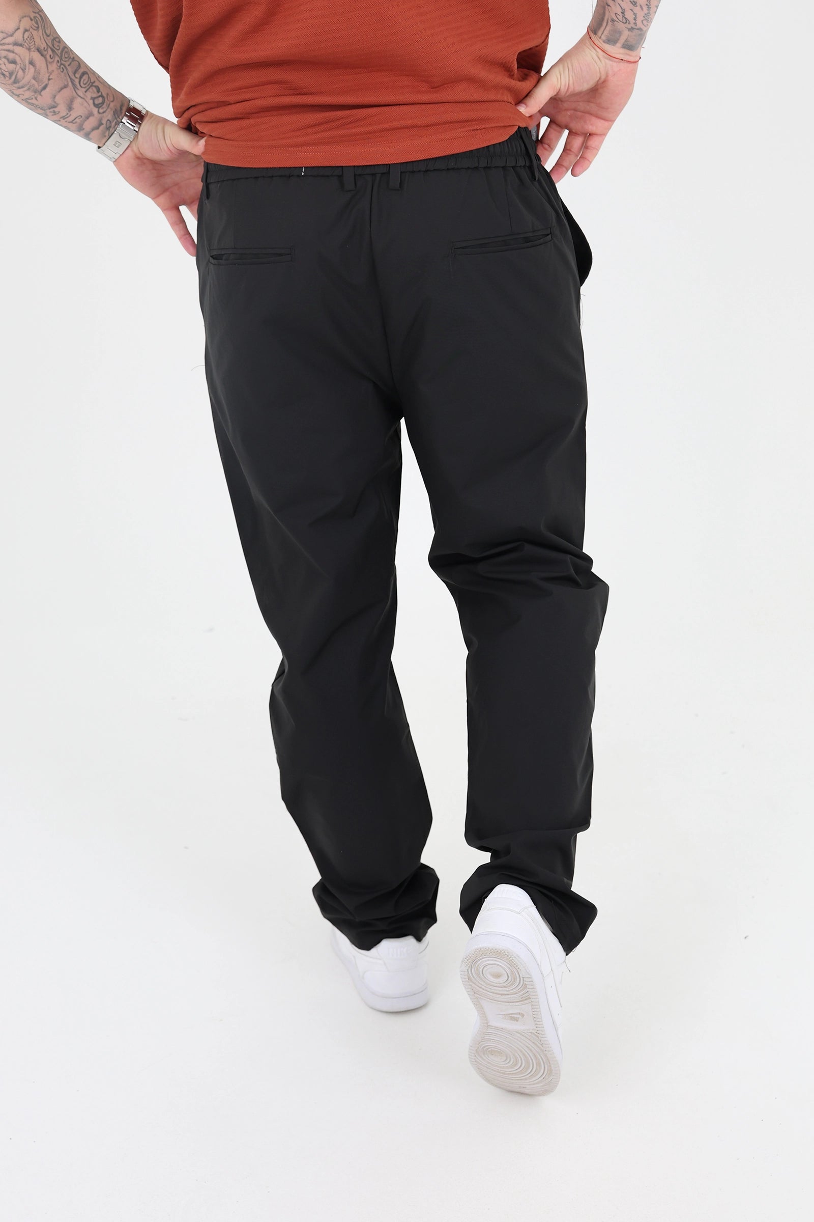 Pantallona loose fit linen