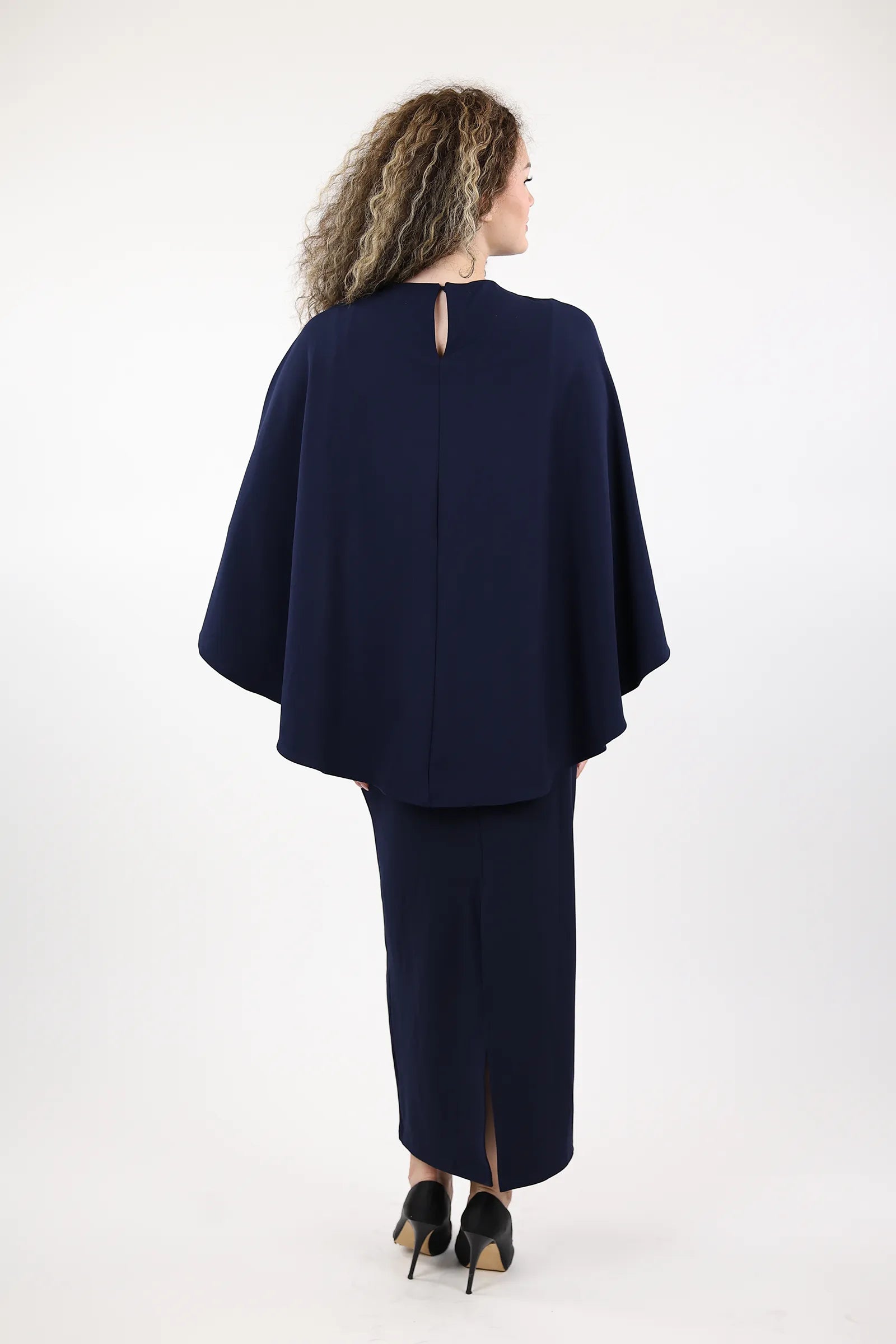 FUSTAN NAVY ELEGANTE