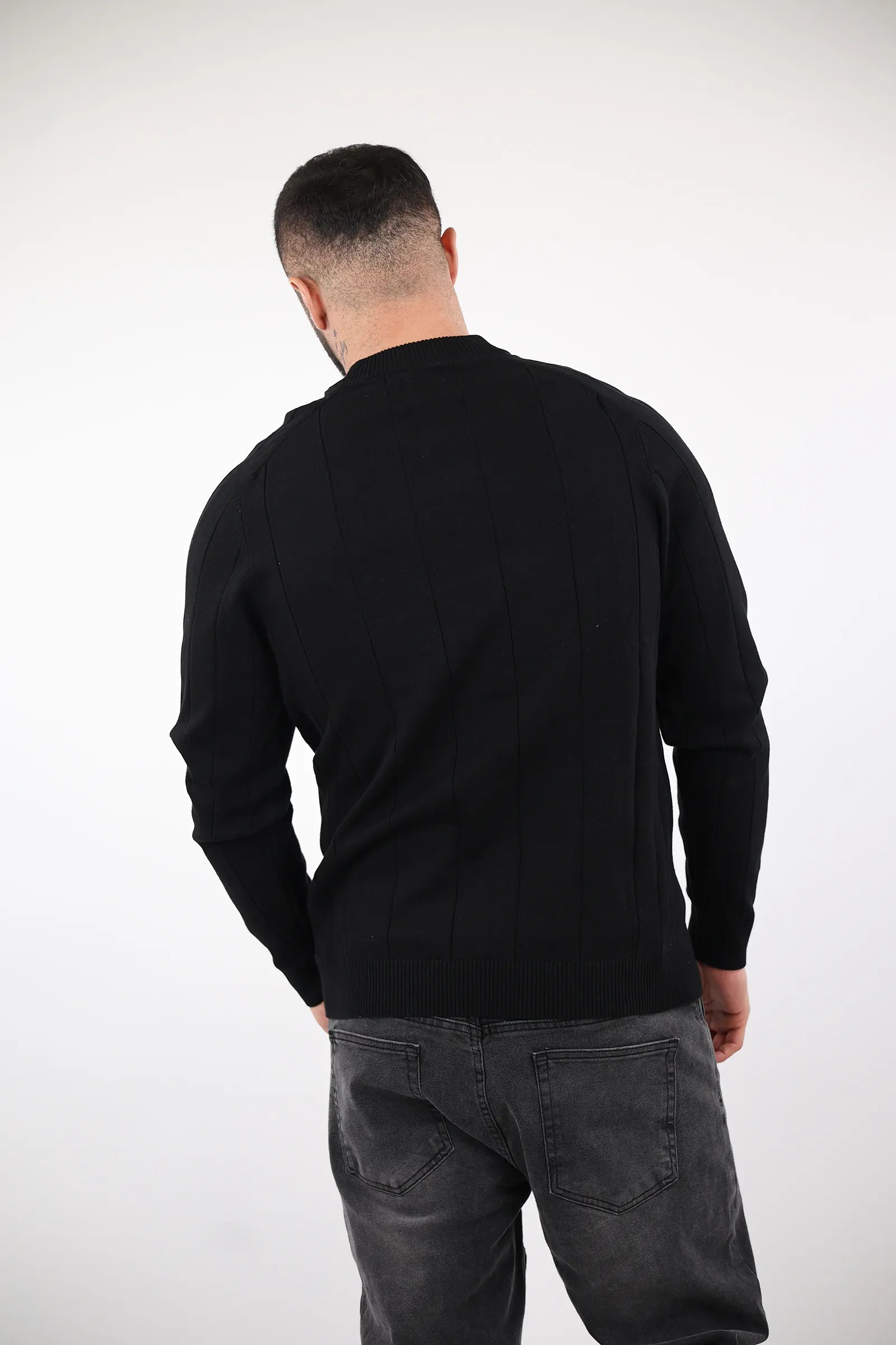 XHEMPER Vertical Stripe Sweater