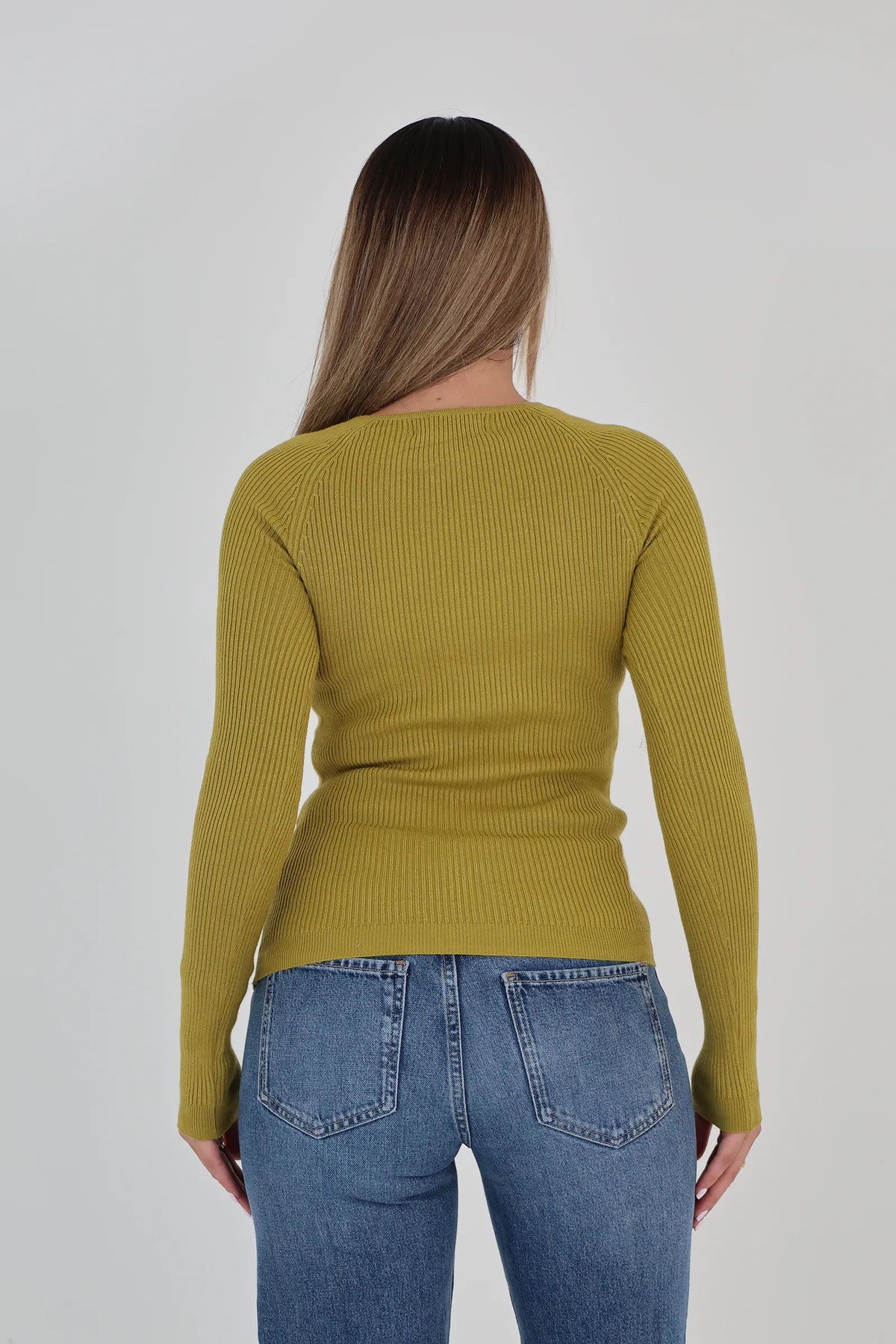 Bluze v-neck knit
