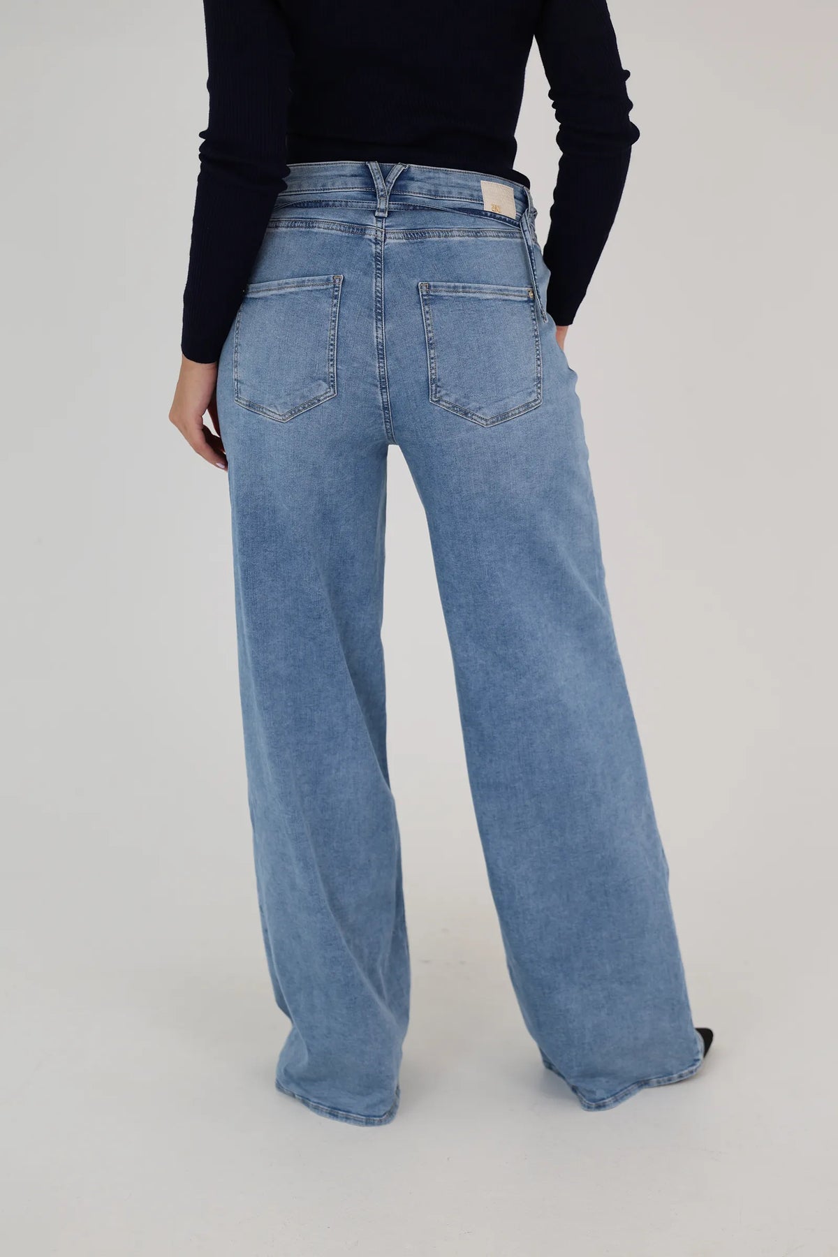 Farmerka wide-leg denim