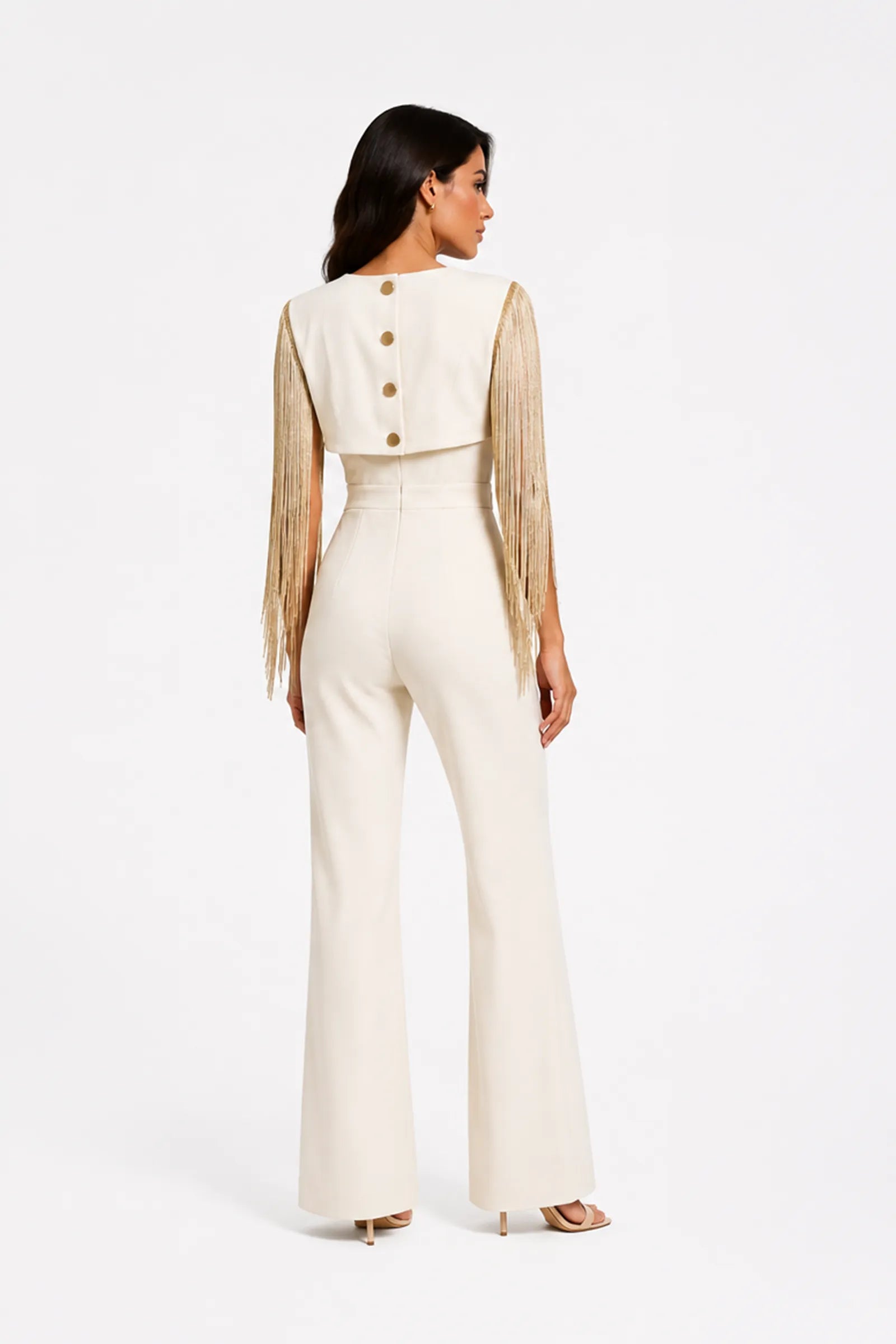 Kombinezon jumpsuit fringe