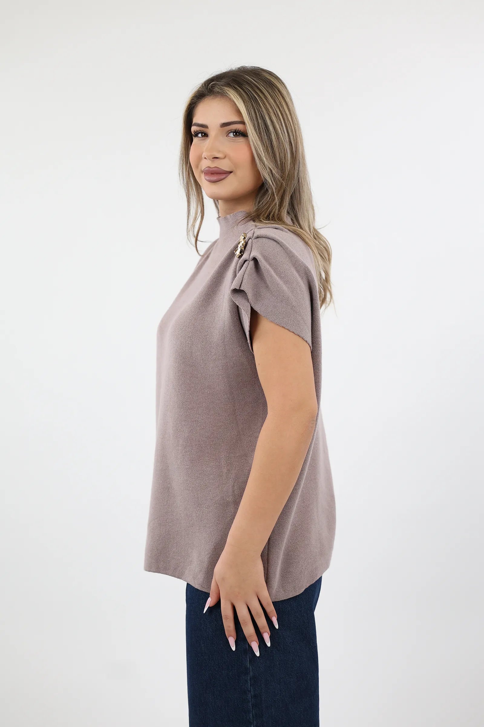 MAICË CAP SLEEVE TOP