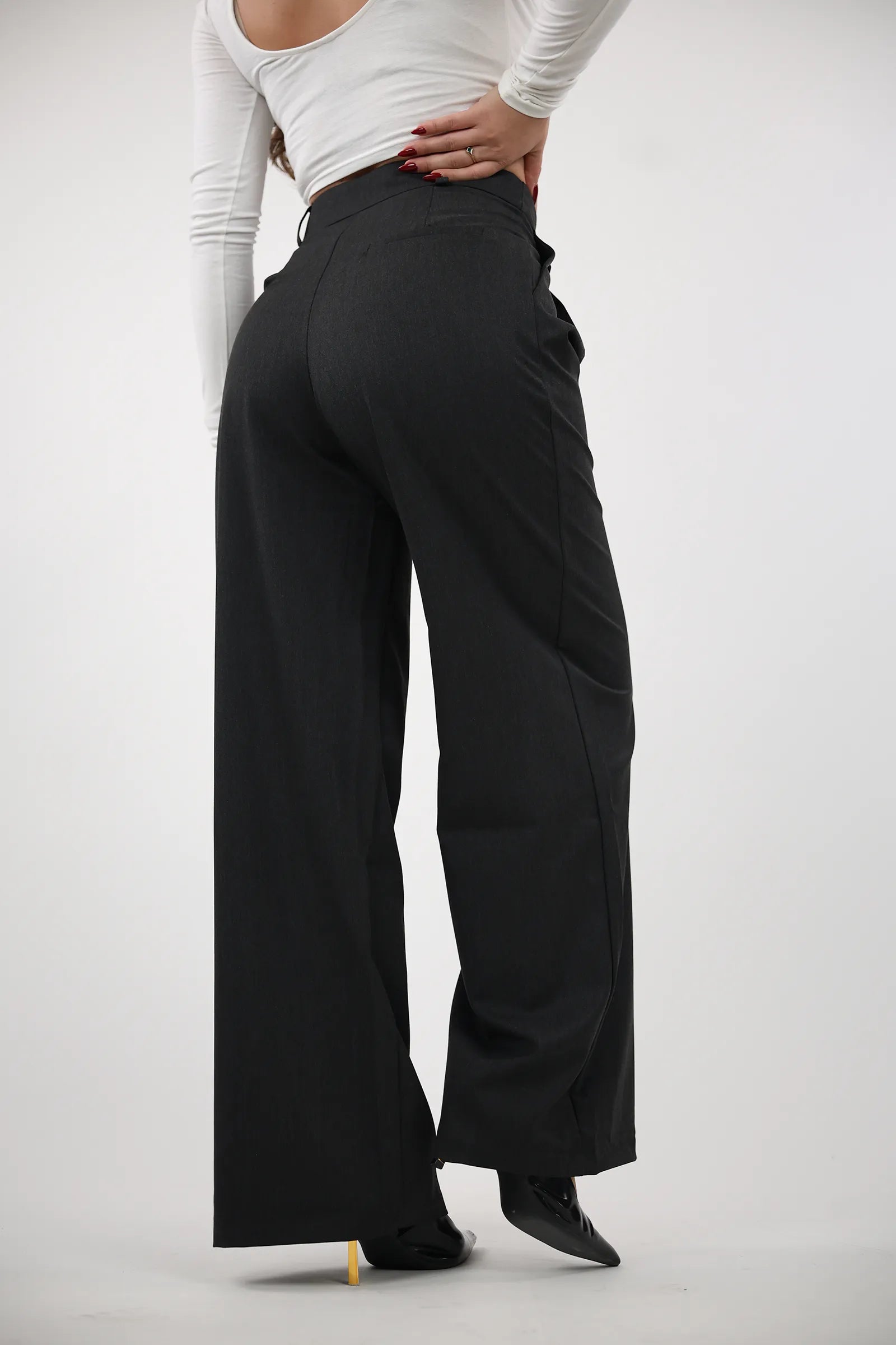 PANTALLONA Pleated Wide-Leg