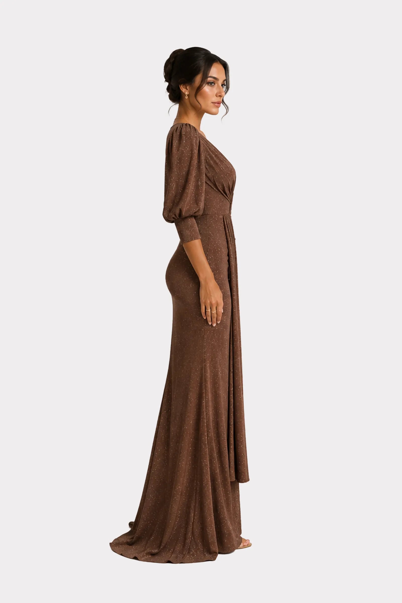 Fustan maxi glittery