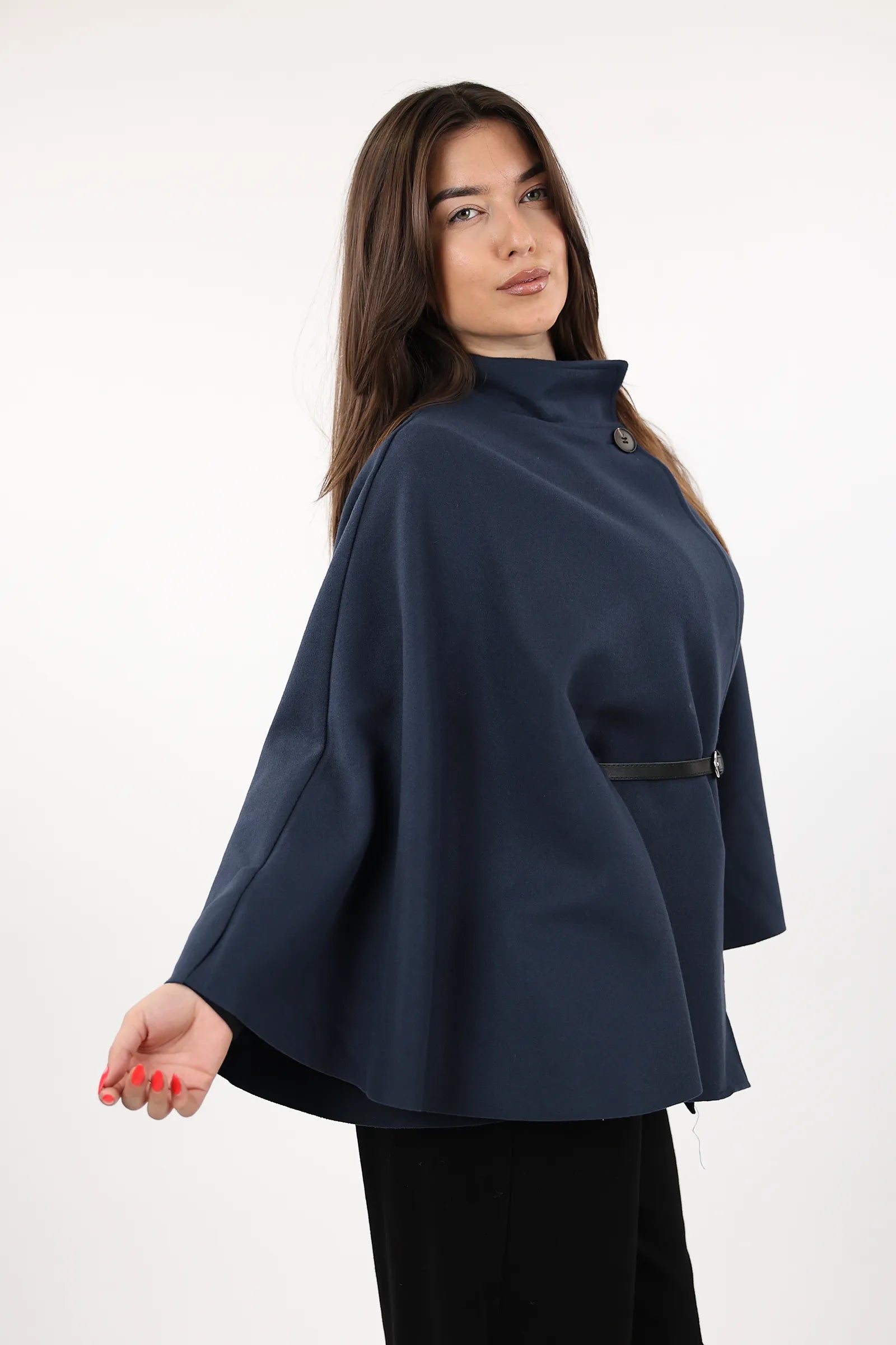 PALLTO BELTED PONCHO