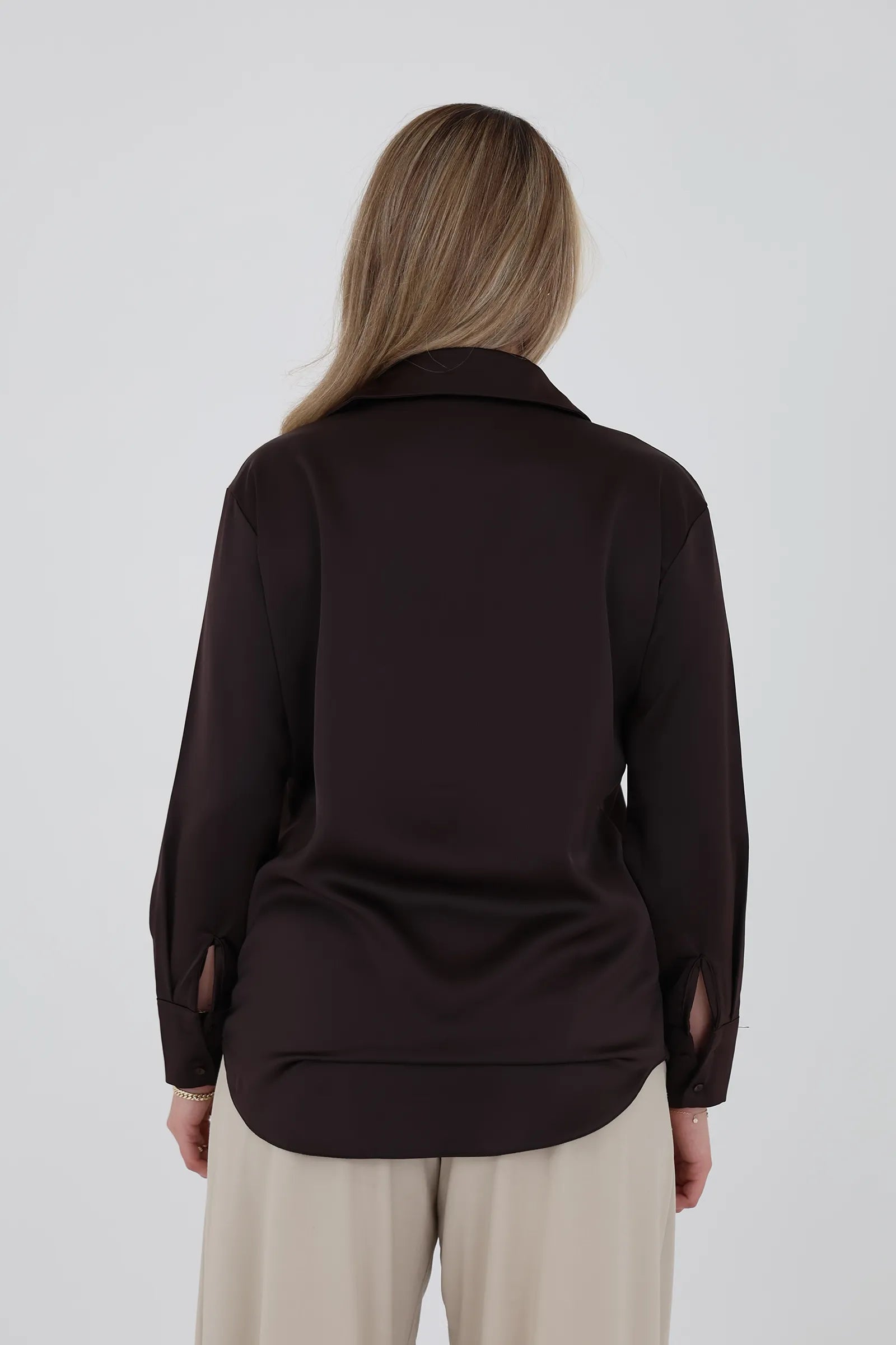 Kemishe satin long sleeve