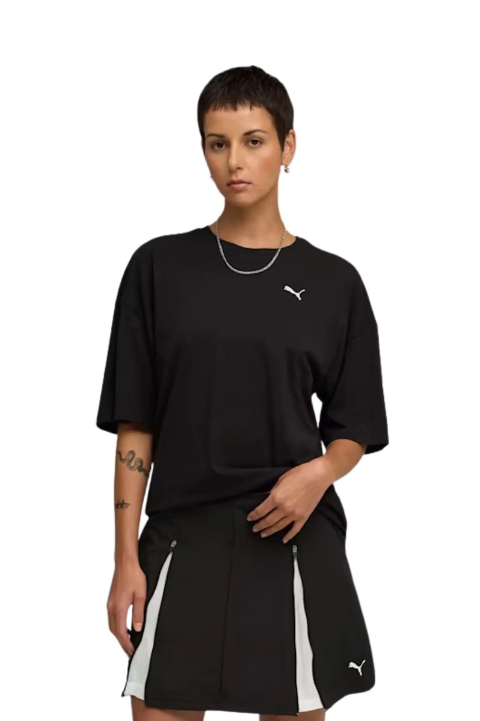 Maice puma wardrobe essentials eomen's oversized tee 629744-01