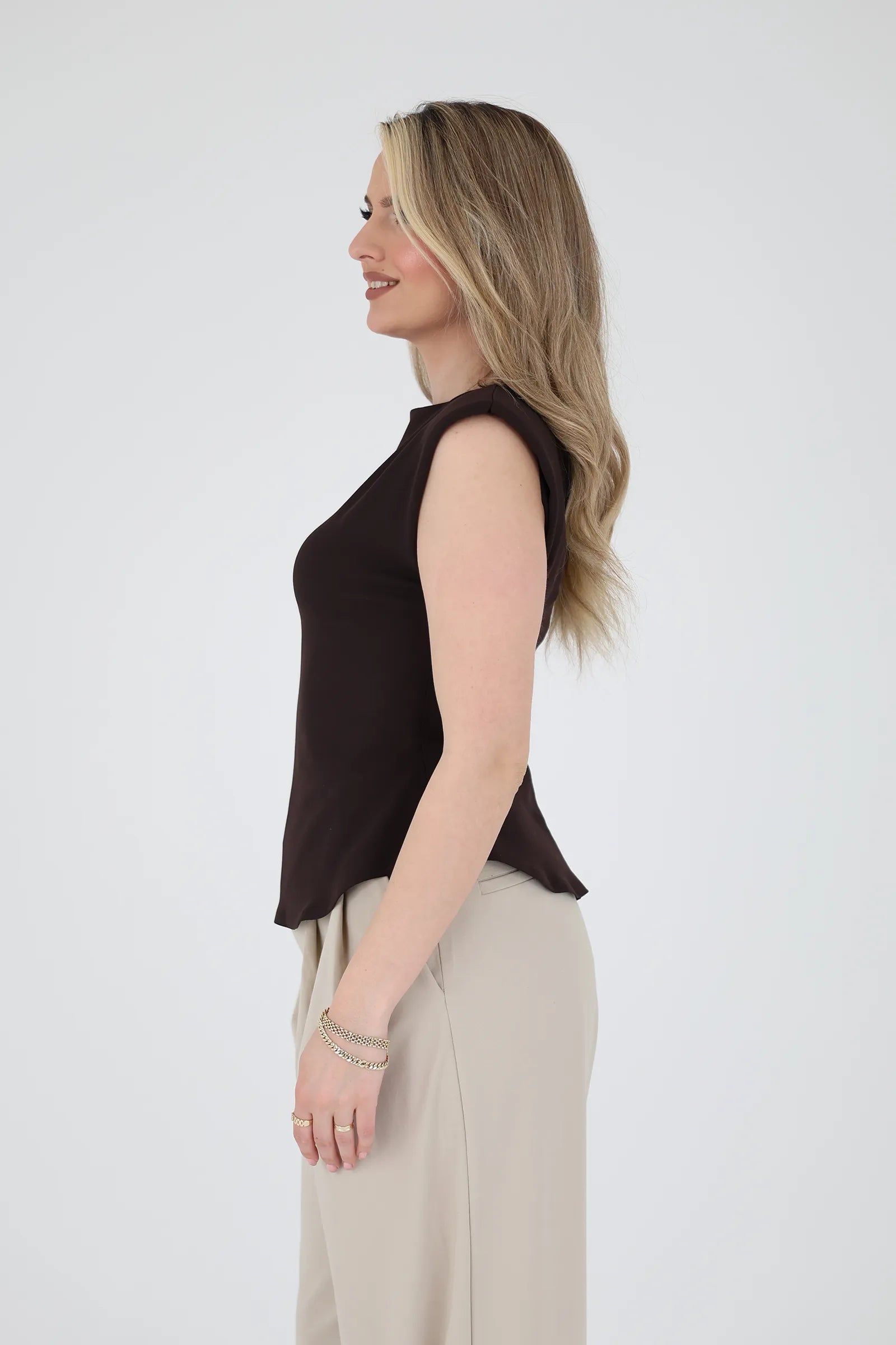 Maice padded shoulder