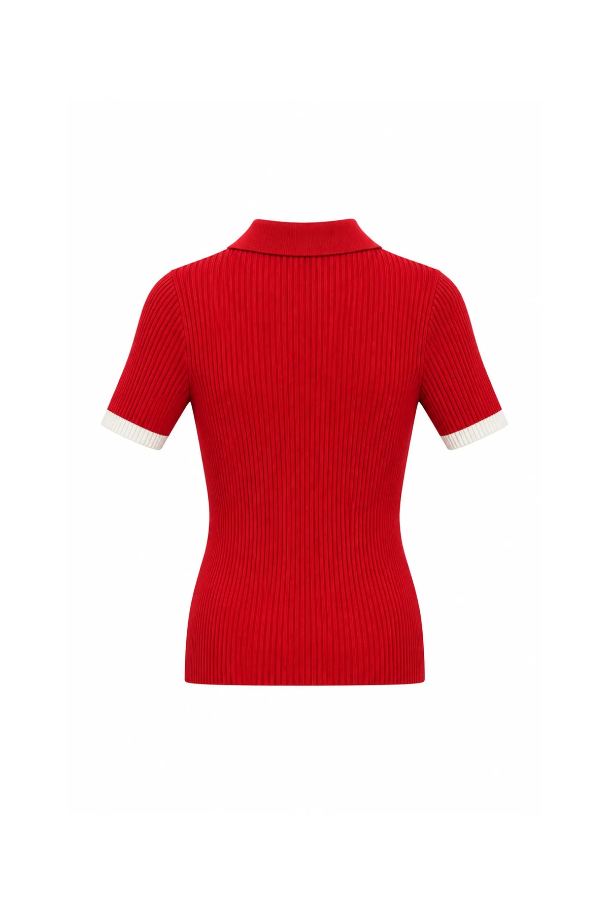 Maice zip front polo