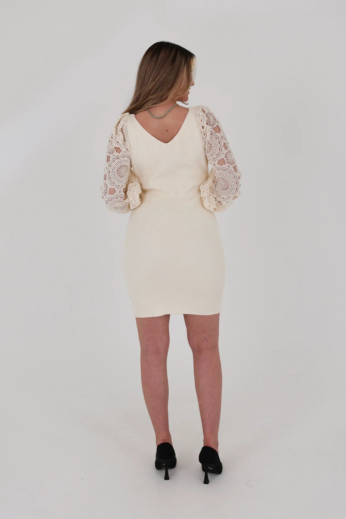 Fustan rib-knit maxi