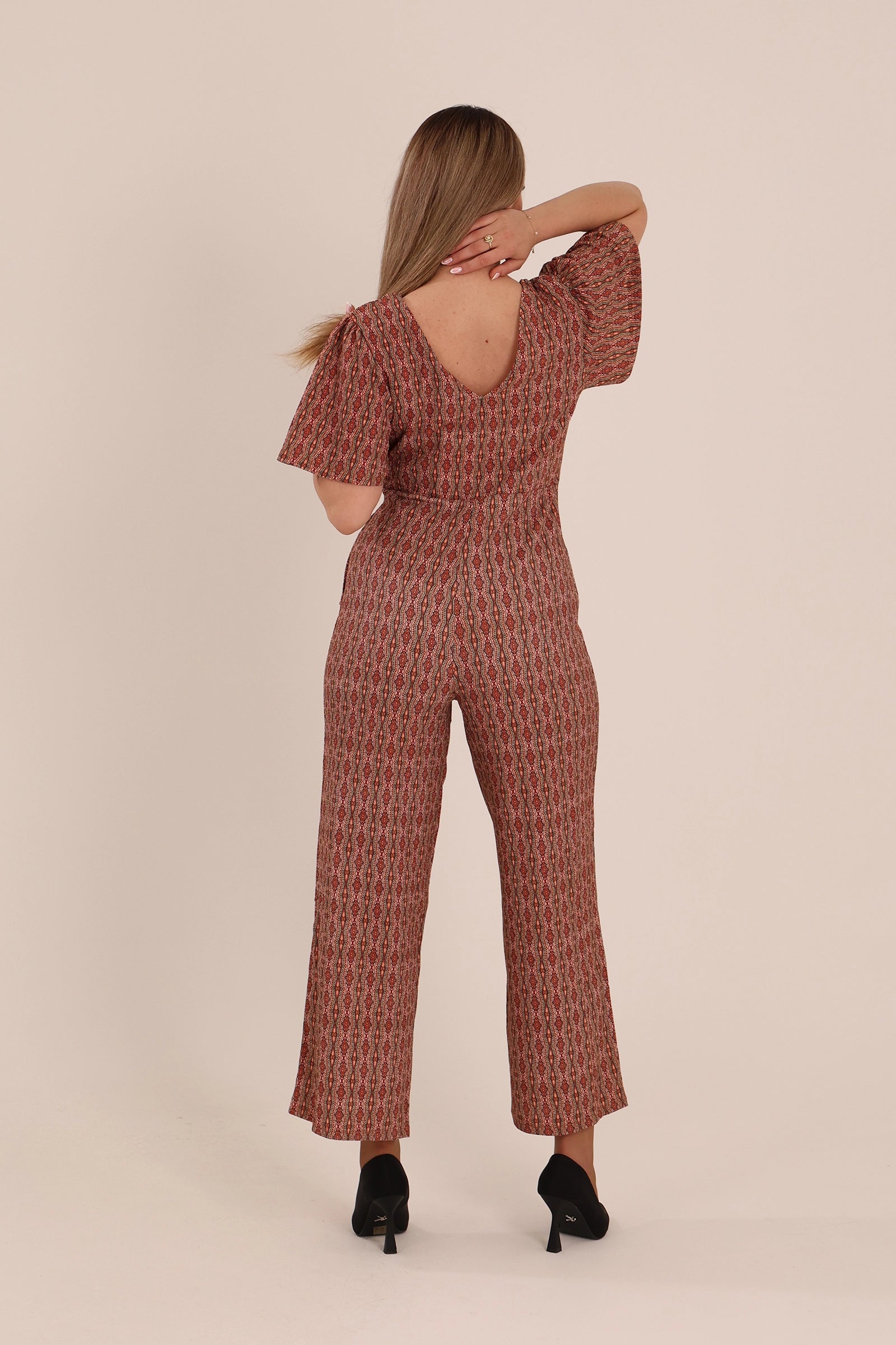 Kombinezon twist front printed