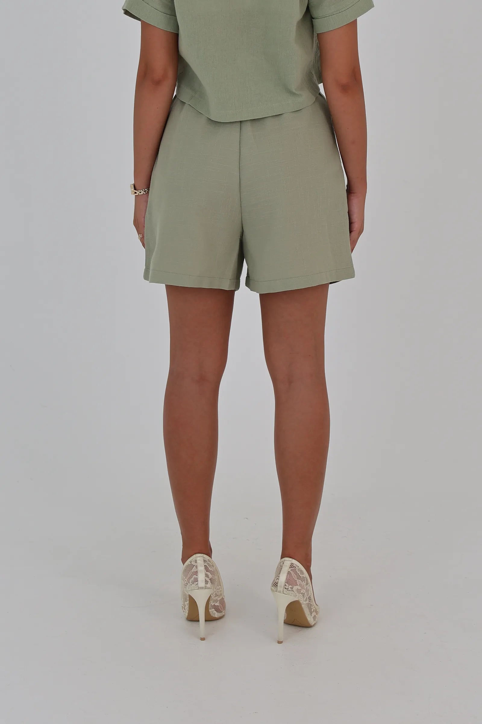 Pantallona button front