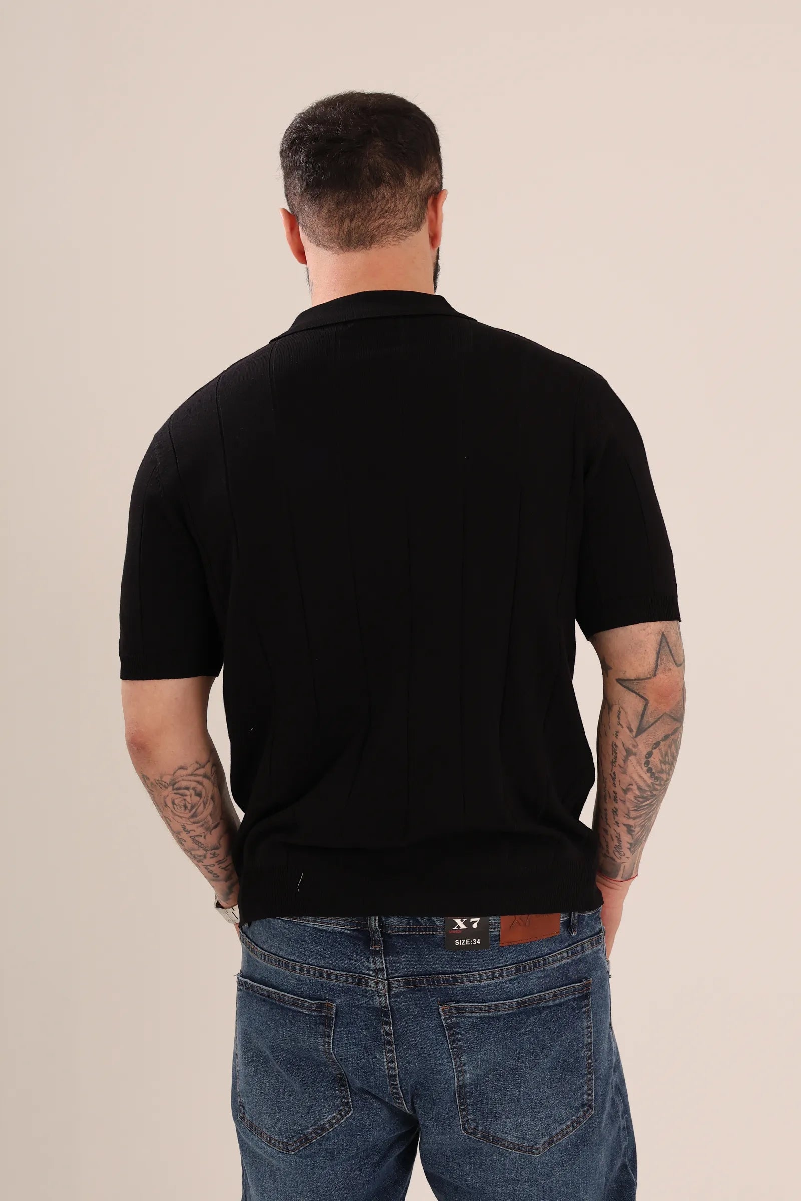 Maice open collar