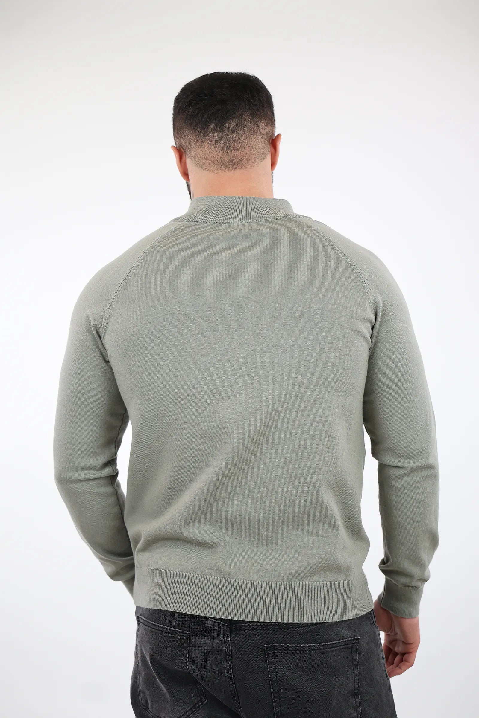 XHEMPER zip top knit