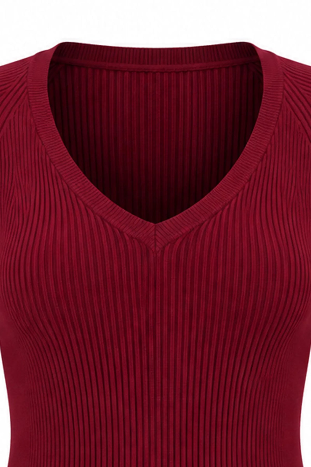 Bluze v-neck knit