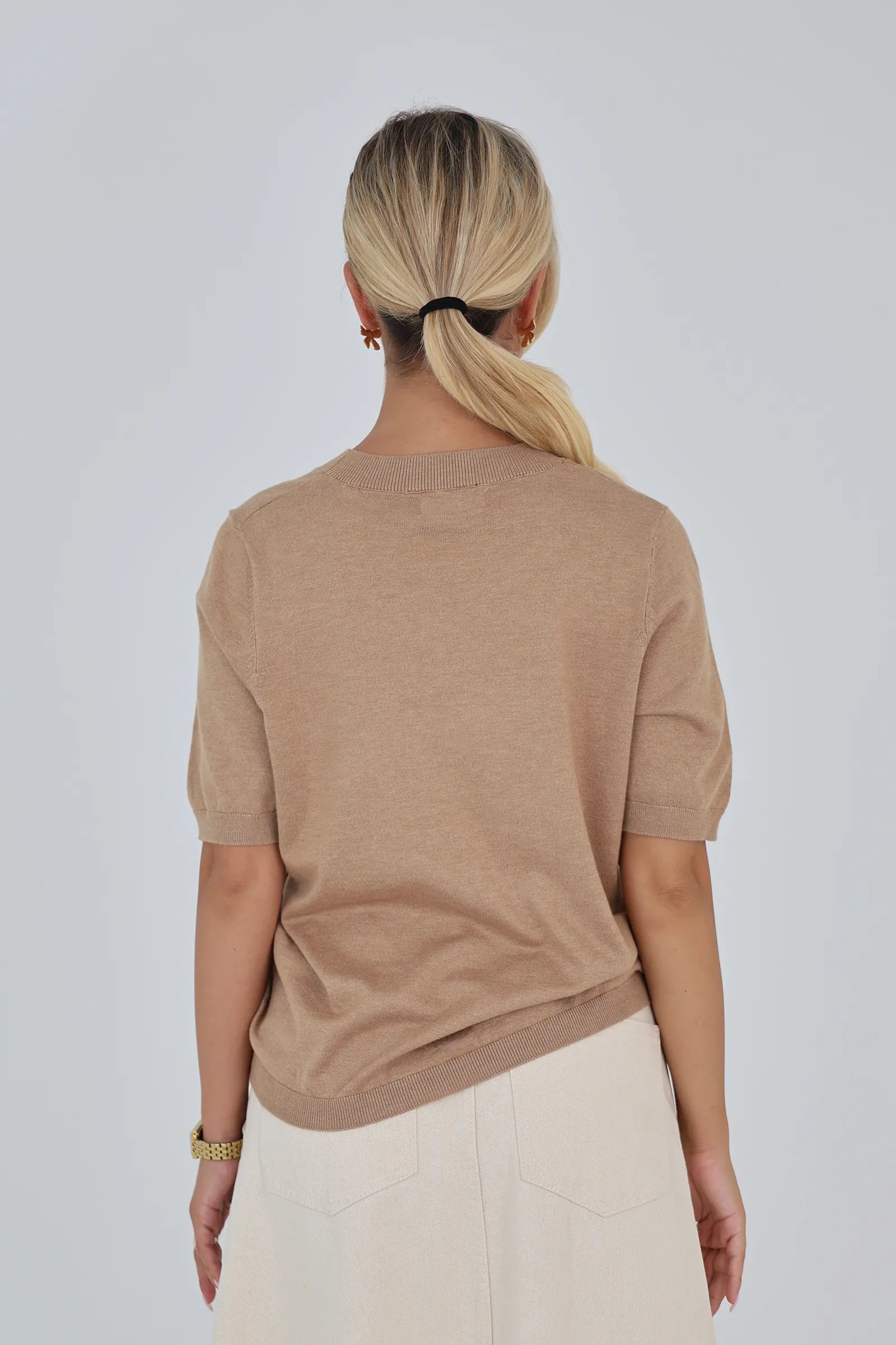 Maice knit tee