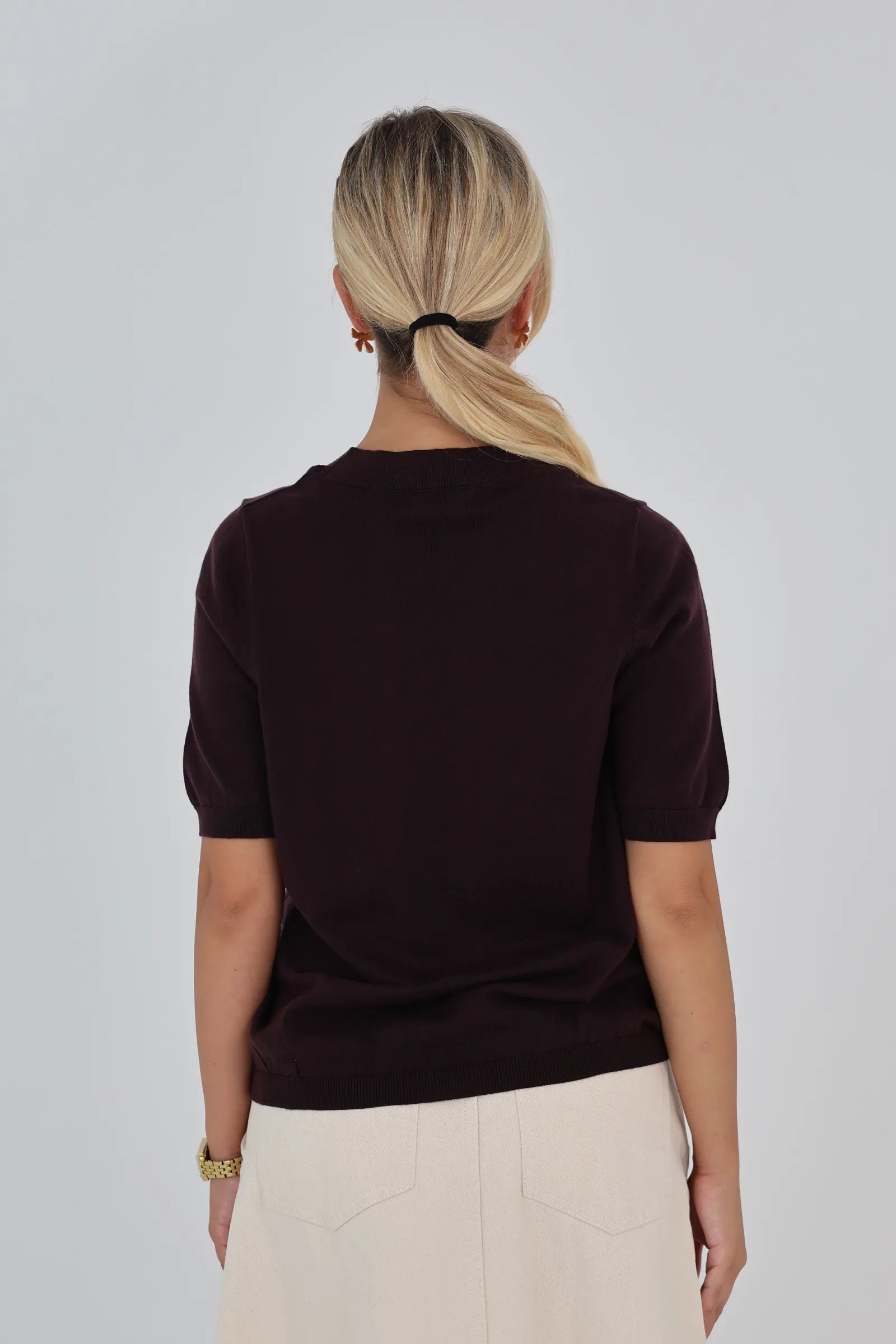 Maice knit tee