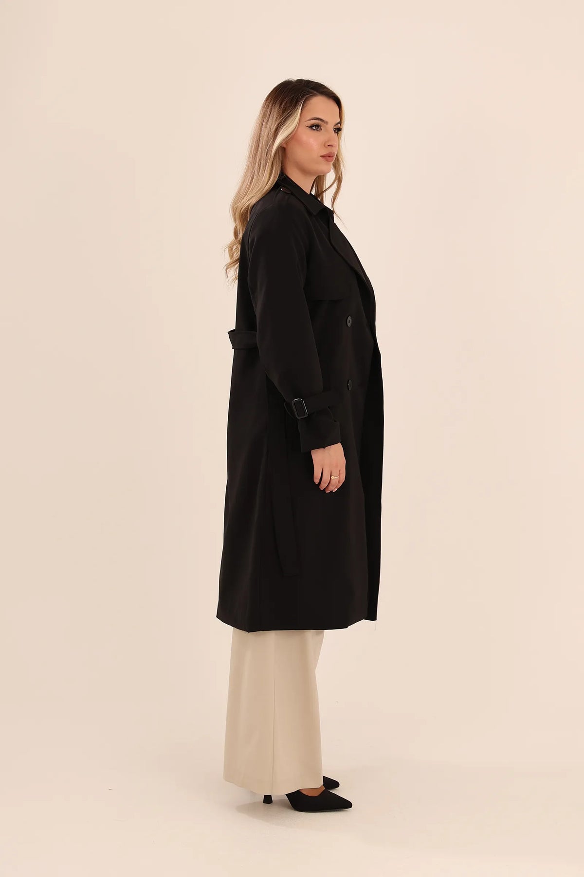 Mantil bellted trench