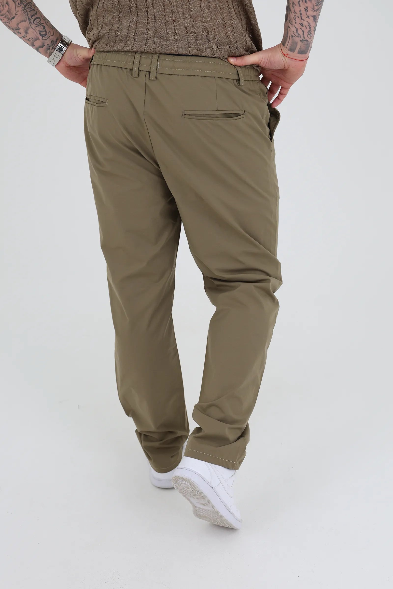 Pantallona loose fit linen