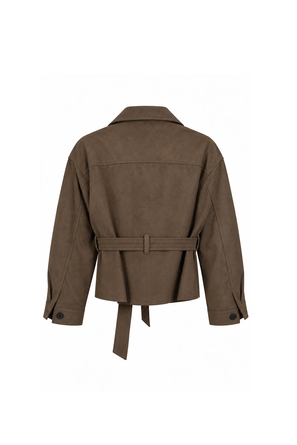 Jakne cropped belted
