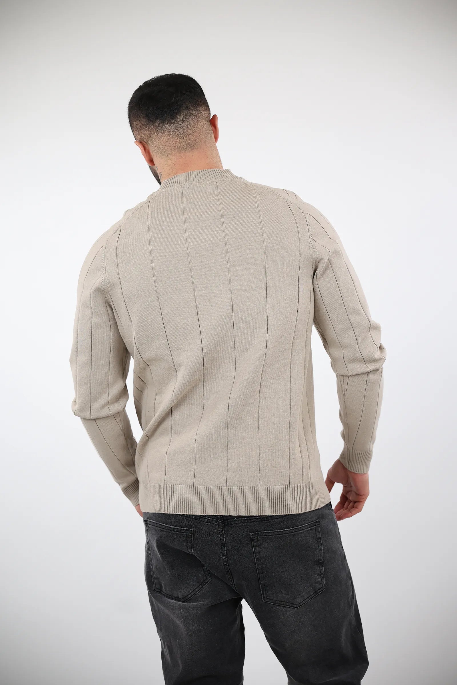 XHEMPER Vertical Stripe Sweater