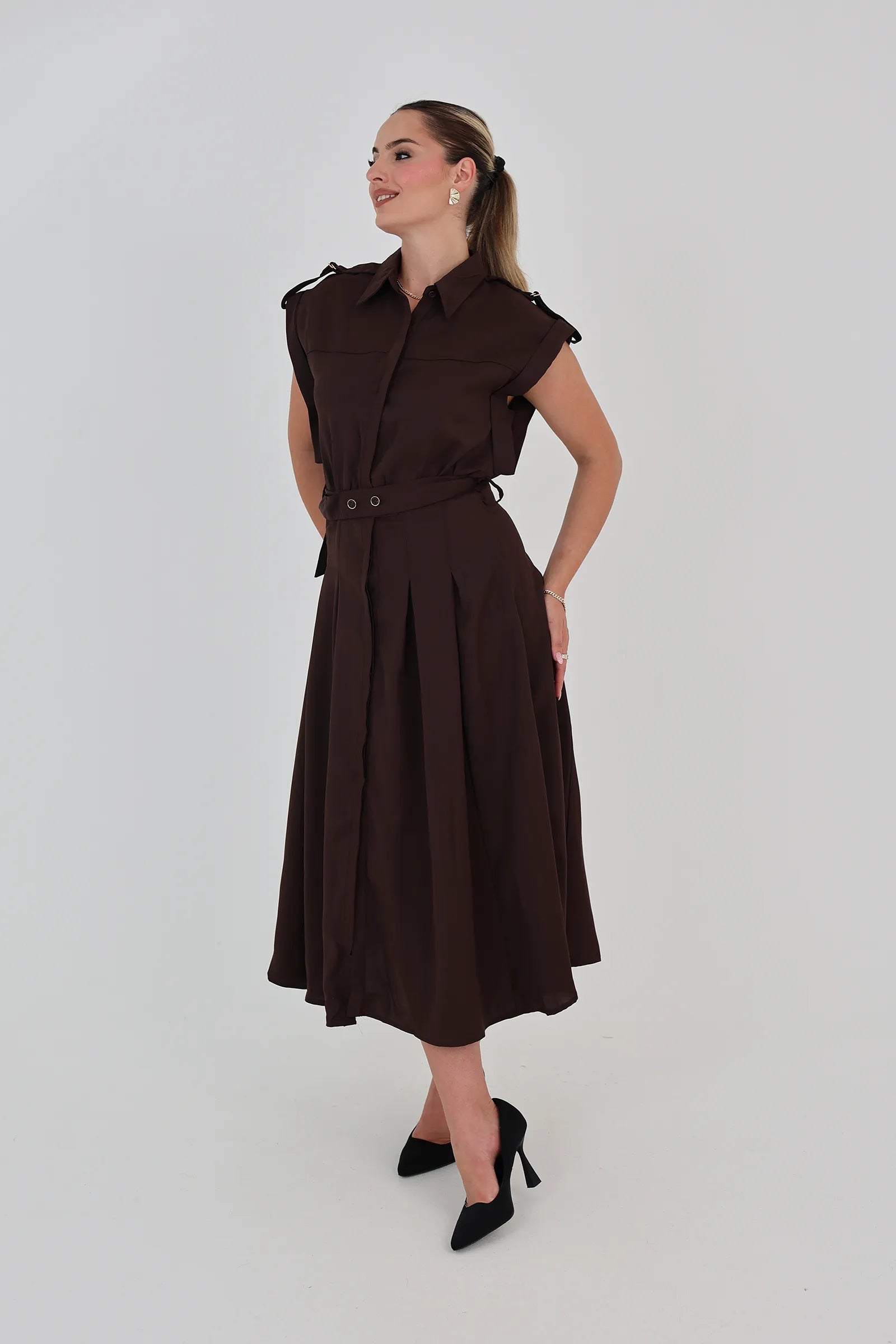 Fustan belted cargo