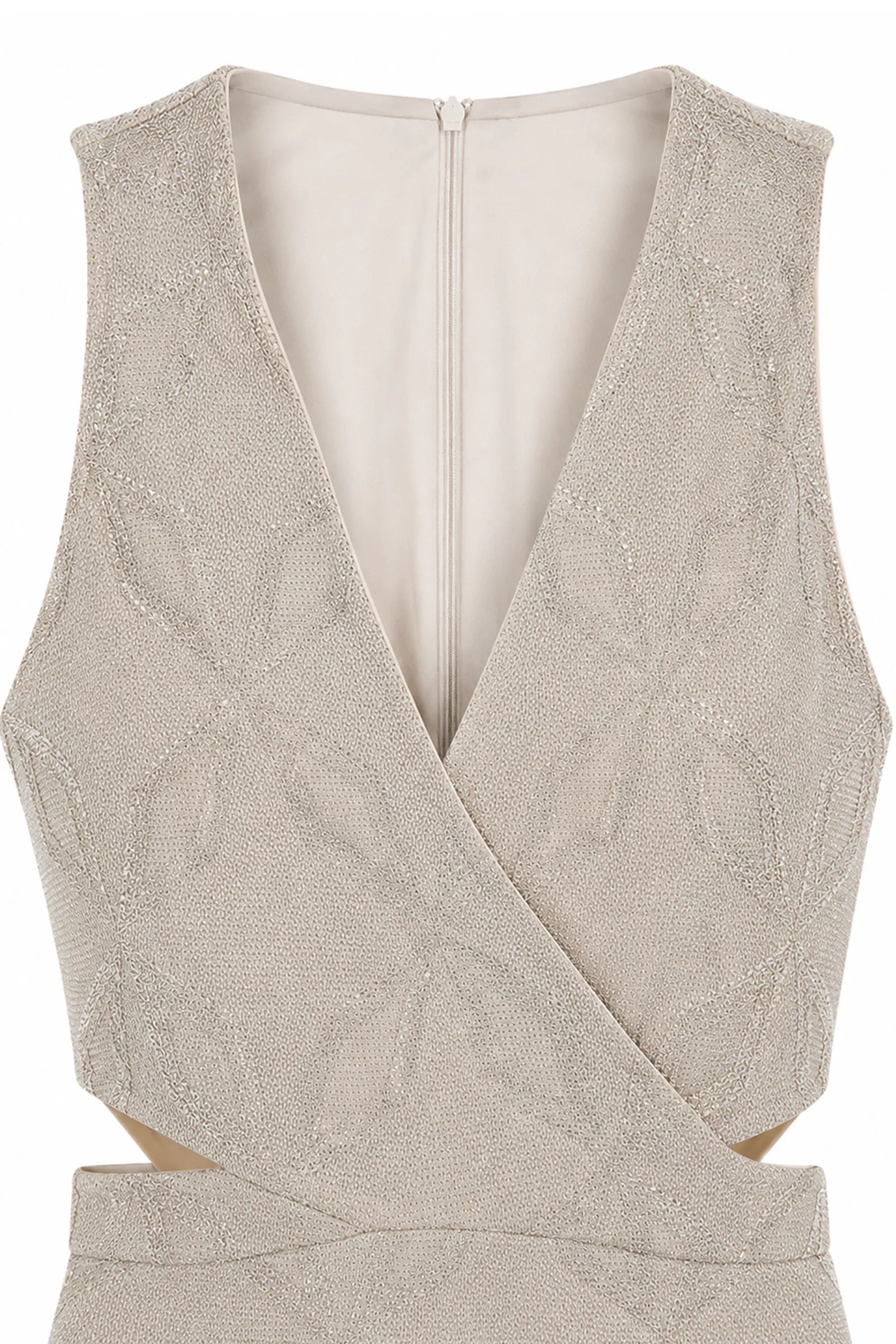 Fustan gold cutout