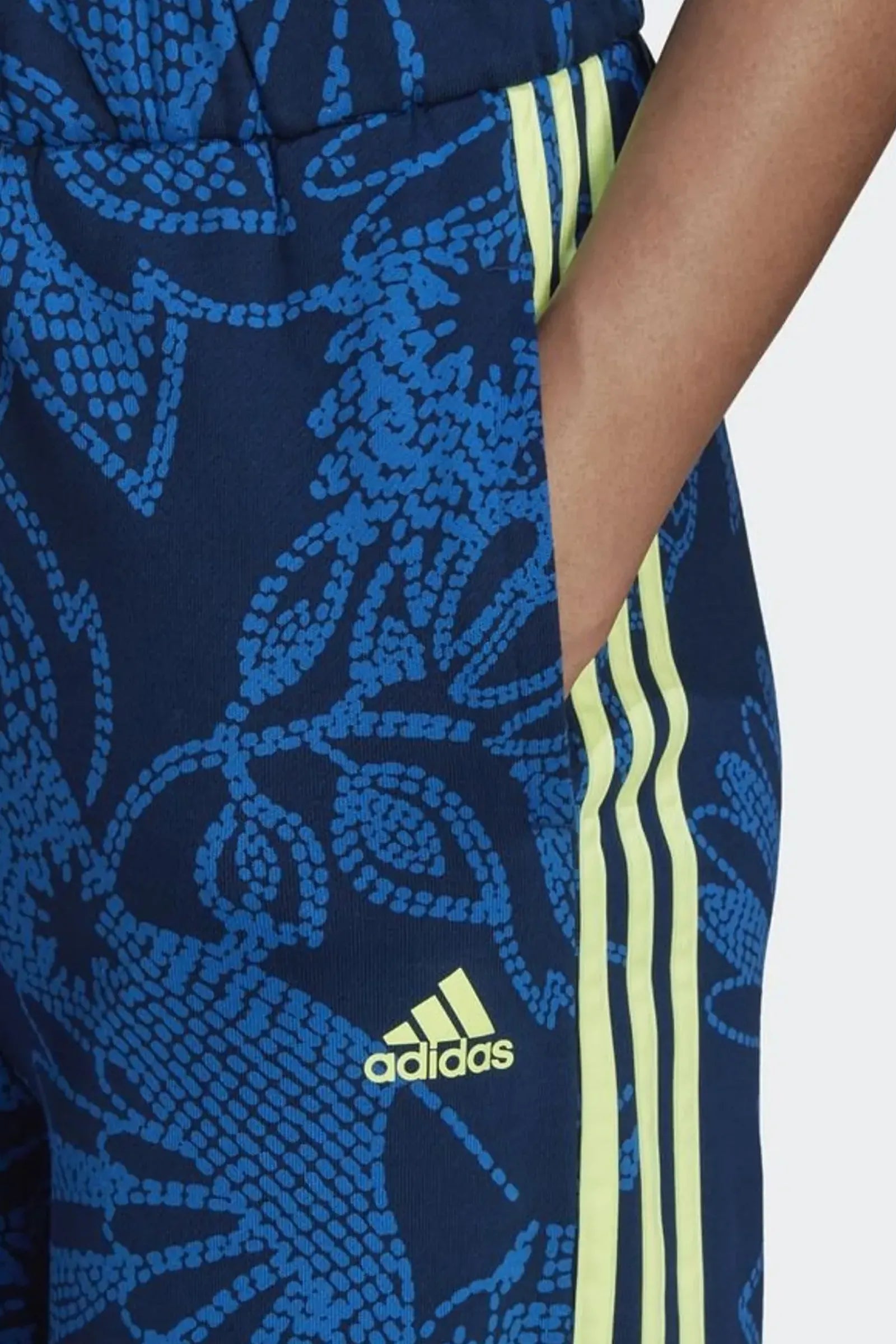 trenerka adidasFARM Rio High Waist Sweatpants Mystery Blue  HI5234