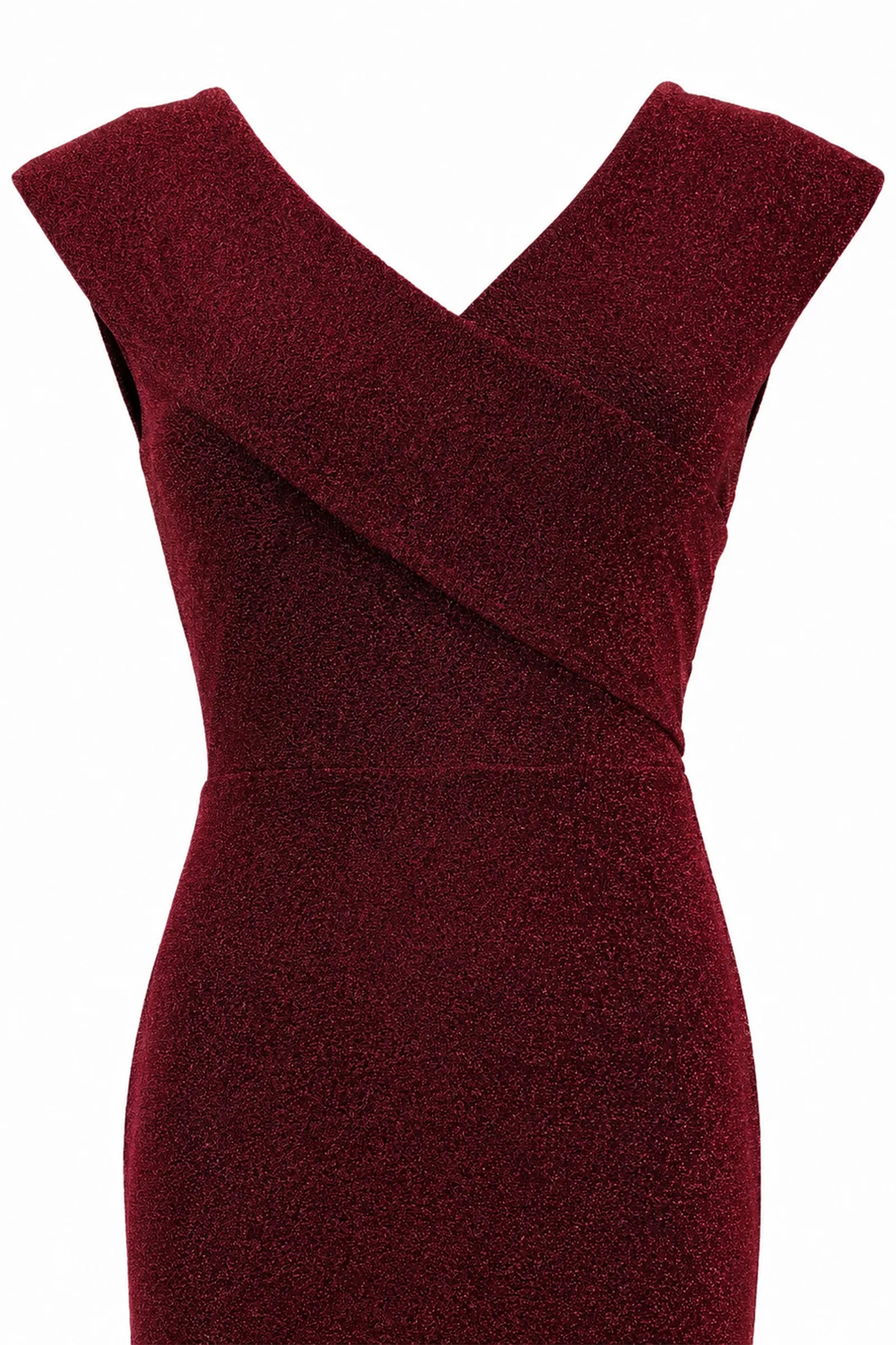 Fustan glitter magic burgungy