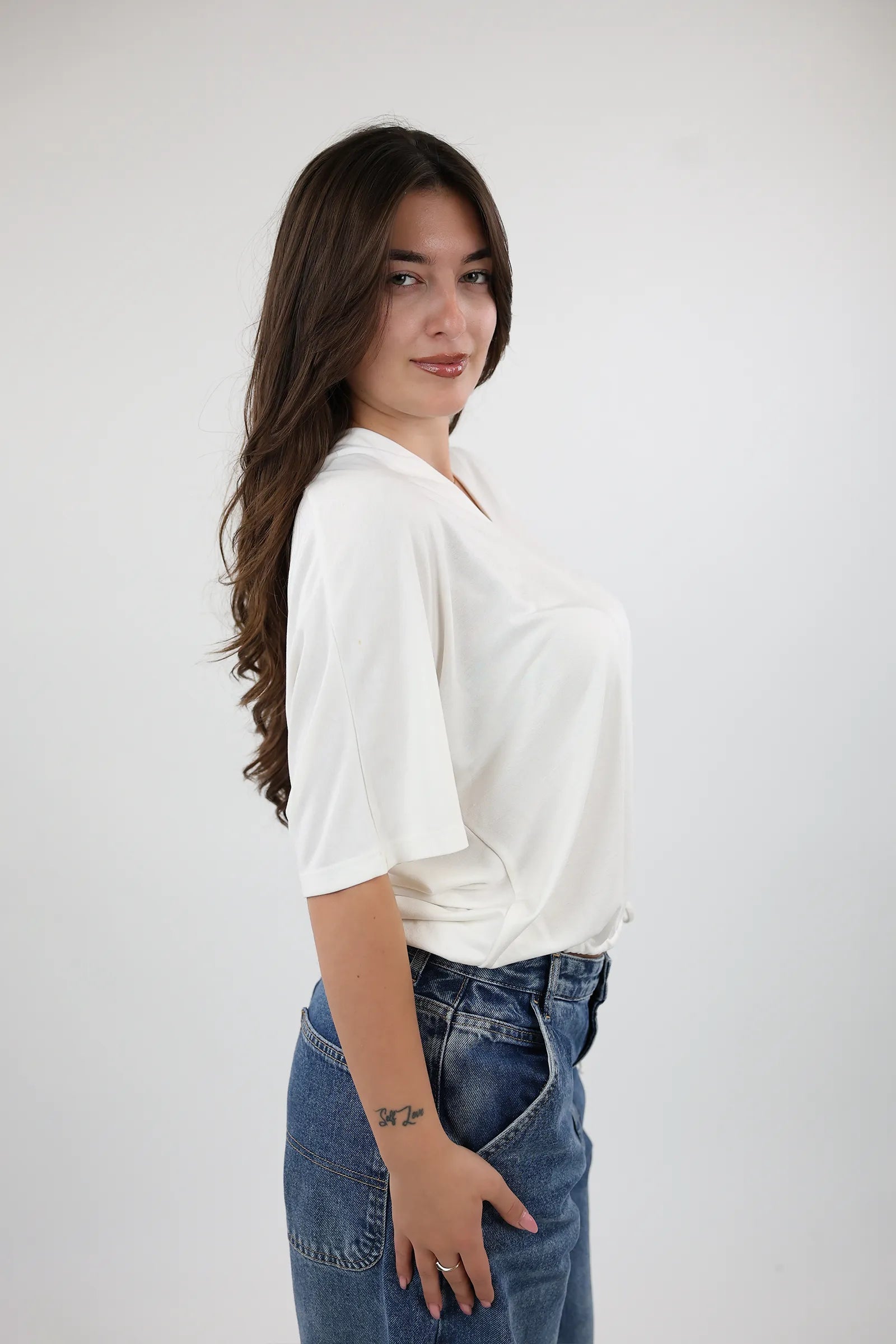 MAICË V NECK NAVY