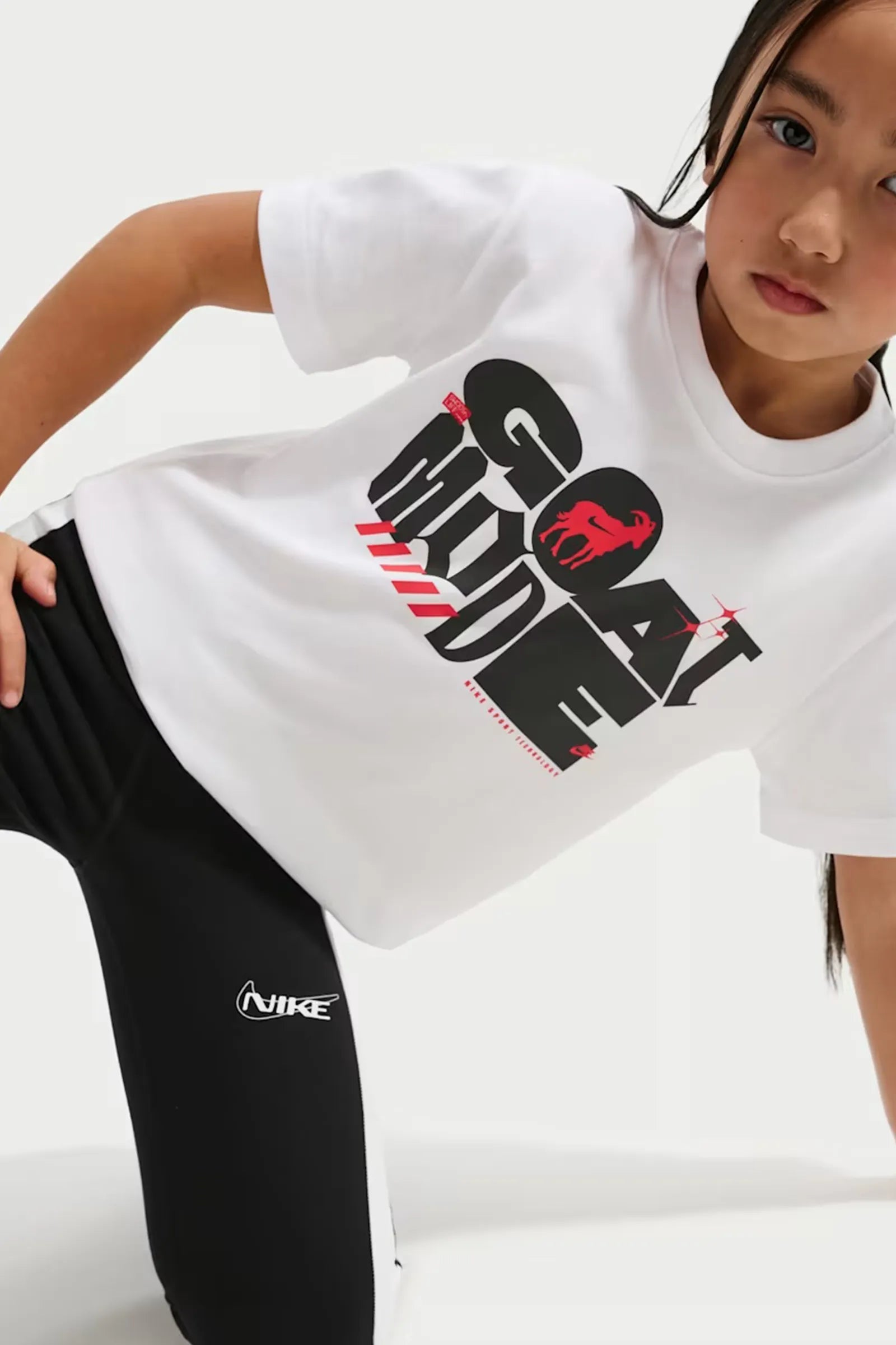 Maice nike sportswear goat mode junior white t-shirt II0459-100