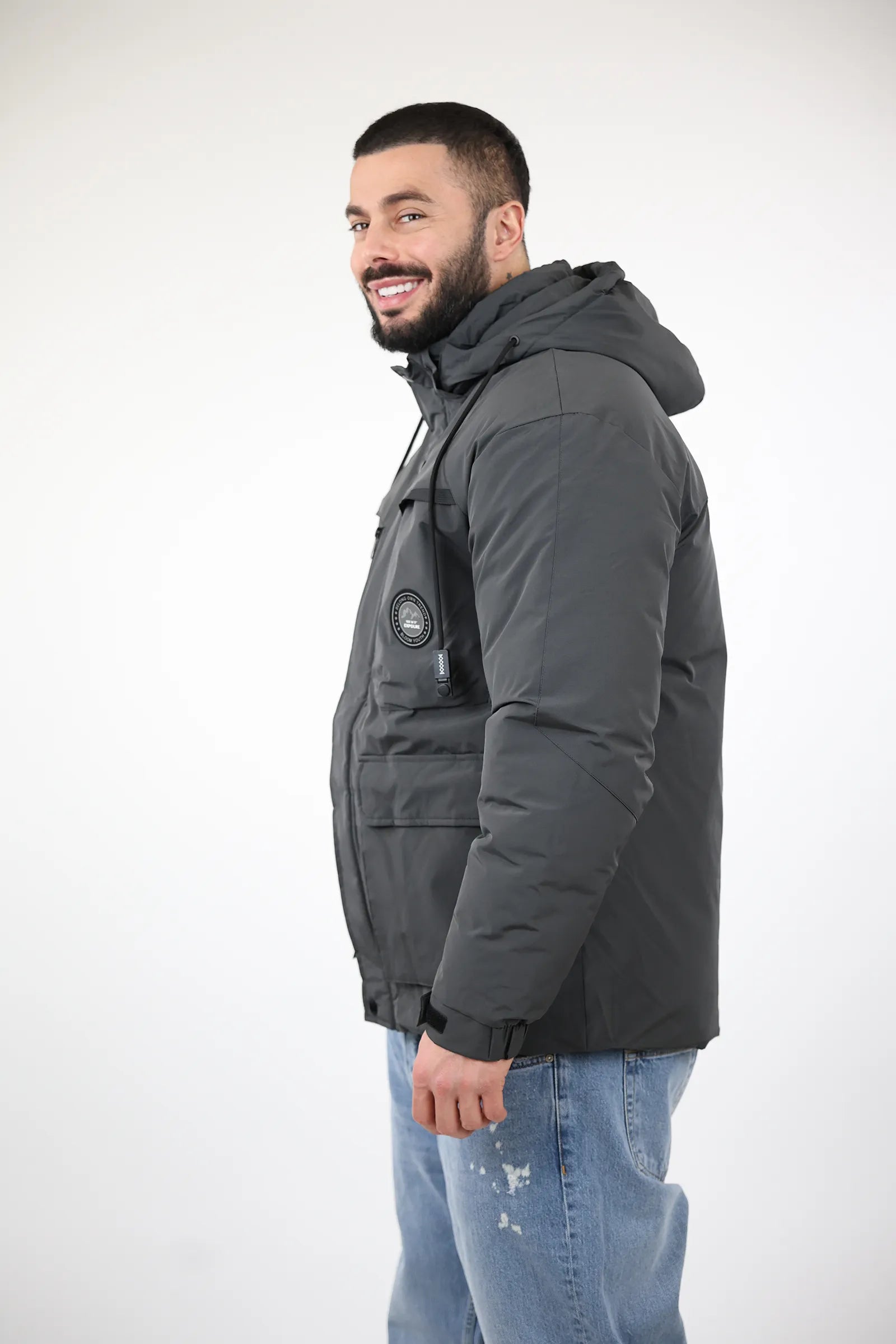 JAKNE Hooded Puffer Jacket