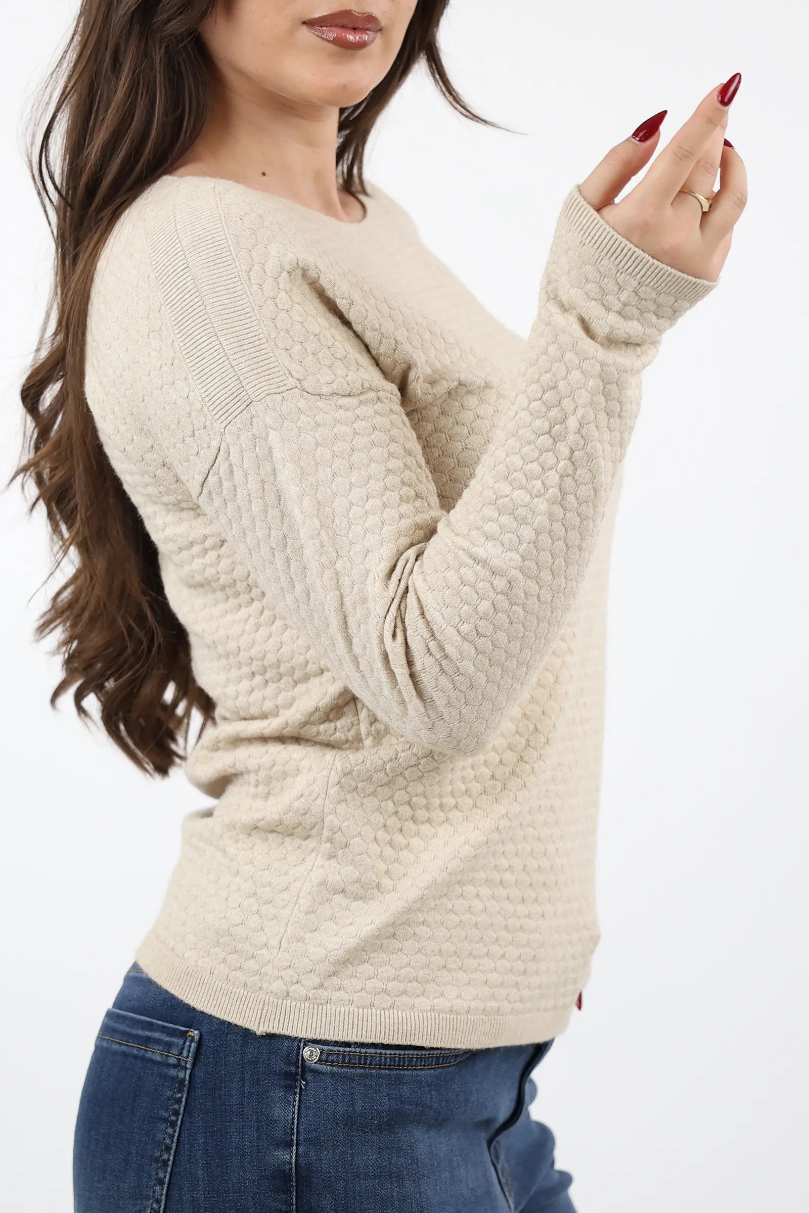 BLUZË Honeycomb Knit