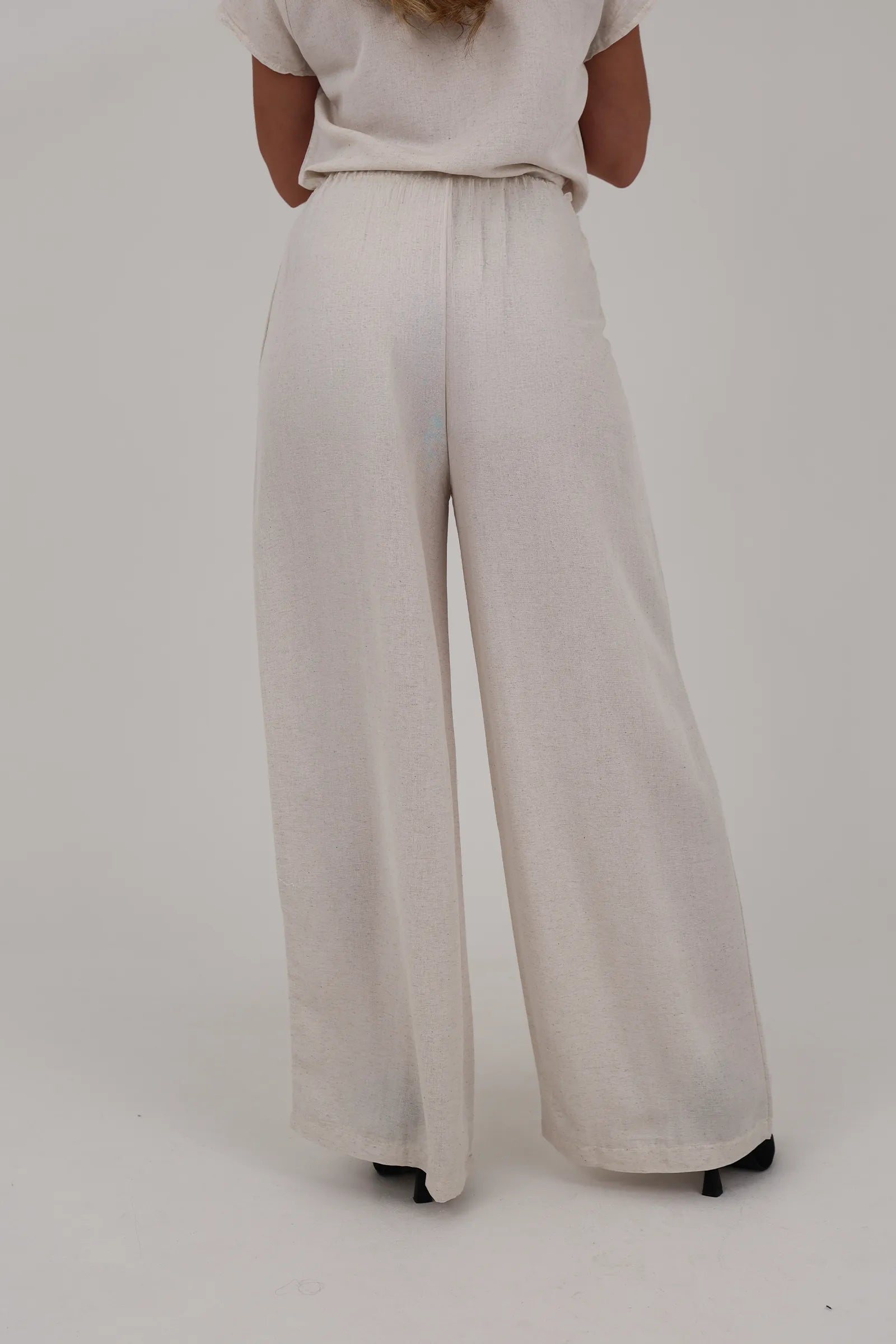 Pantallona pintuck pleat