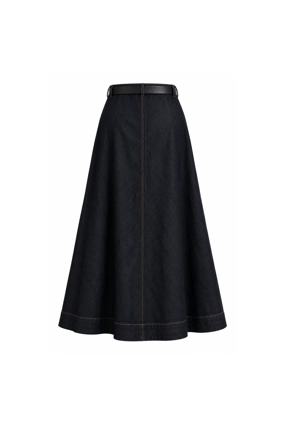 Fund a-line panel denim