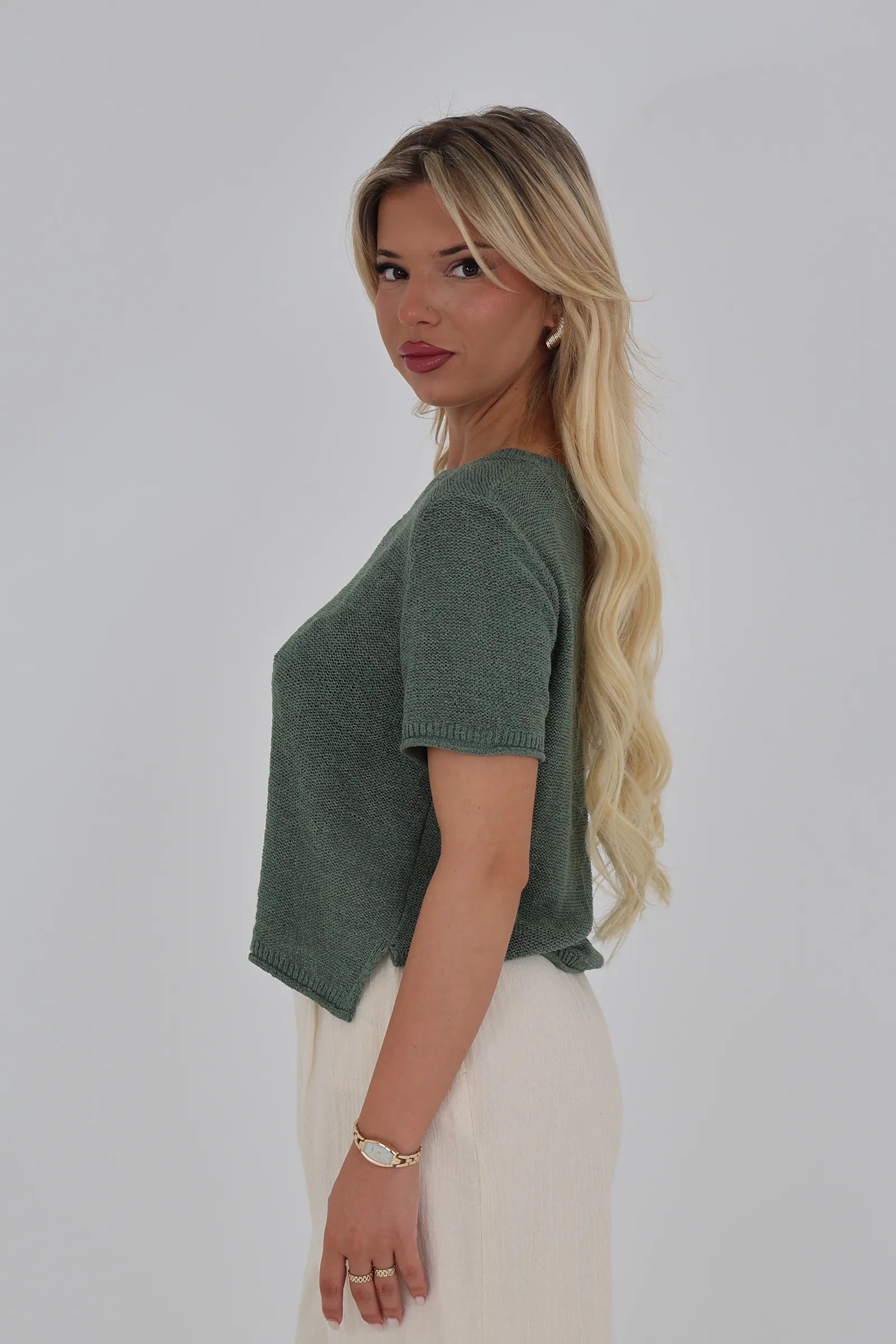 Maice open knit
