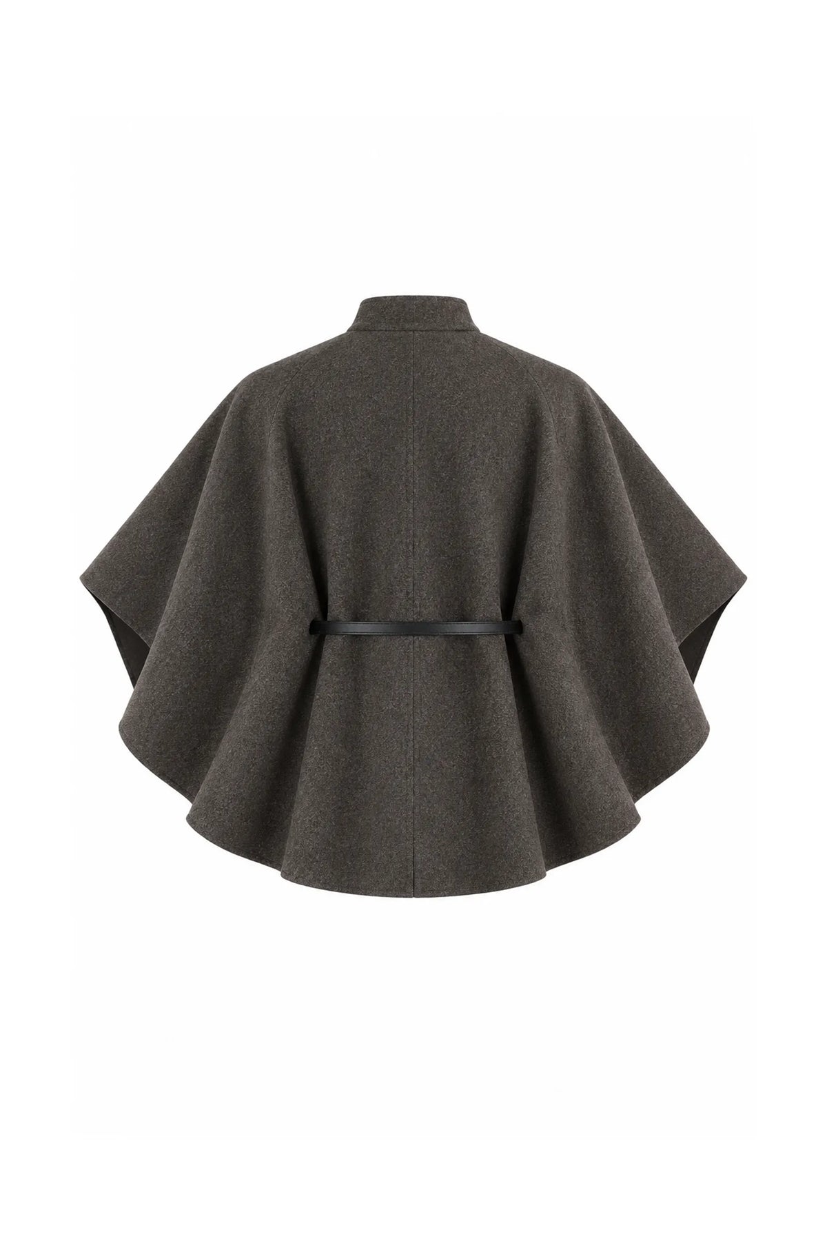 Sako mock-neck poncho