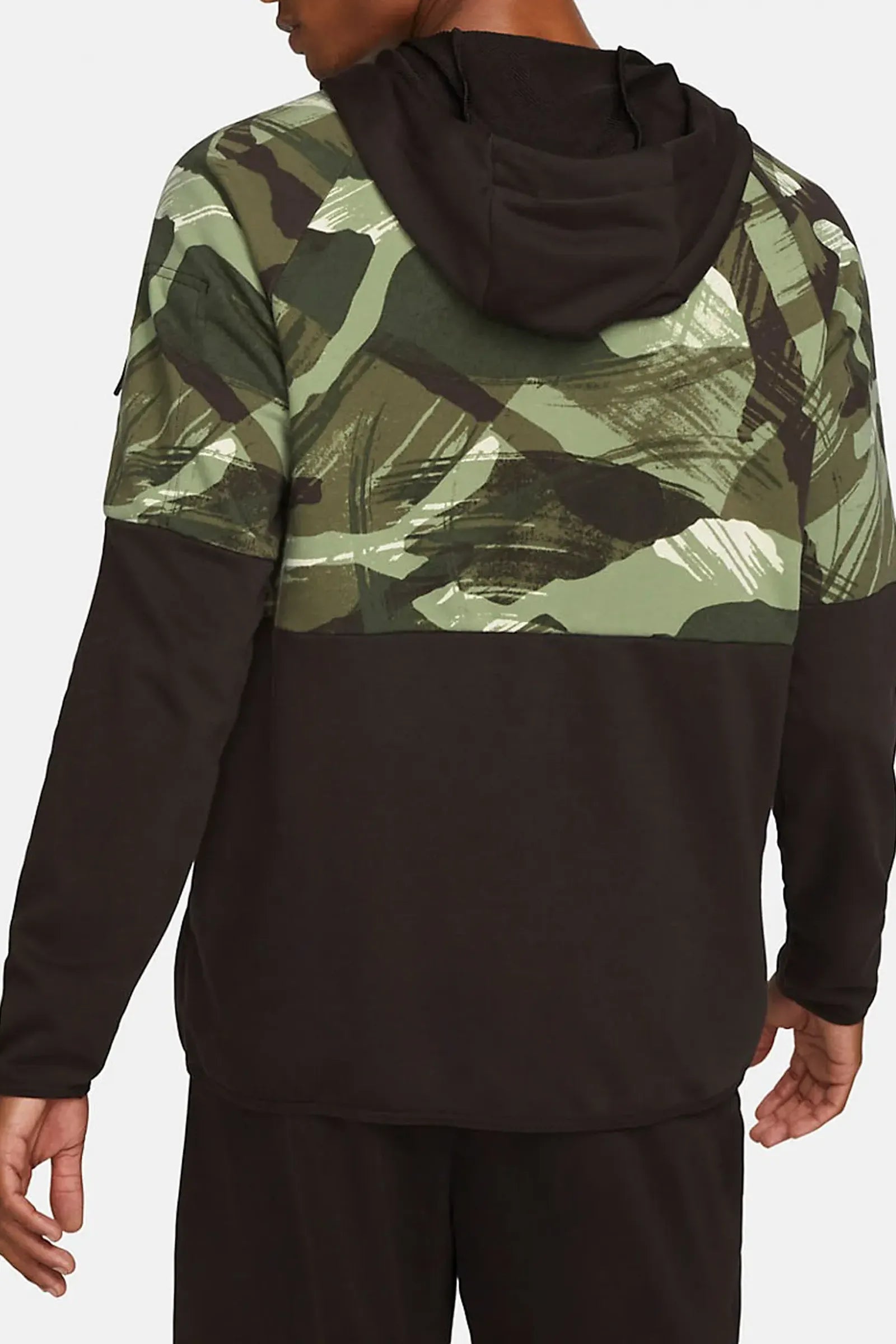 Duks Nike Dri-Fit Fleece Full-Zip Camo Fitness Hoodie