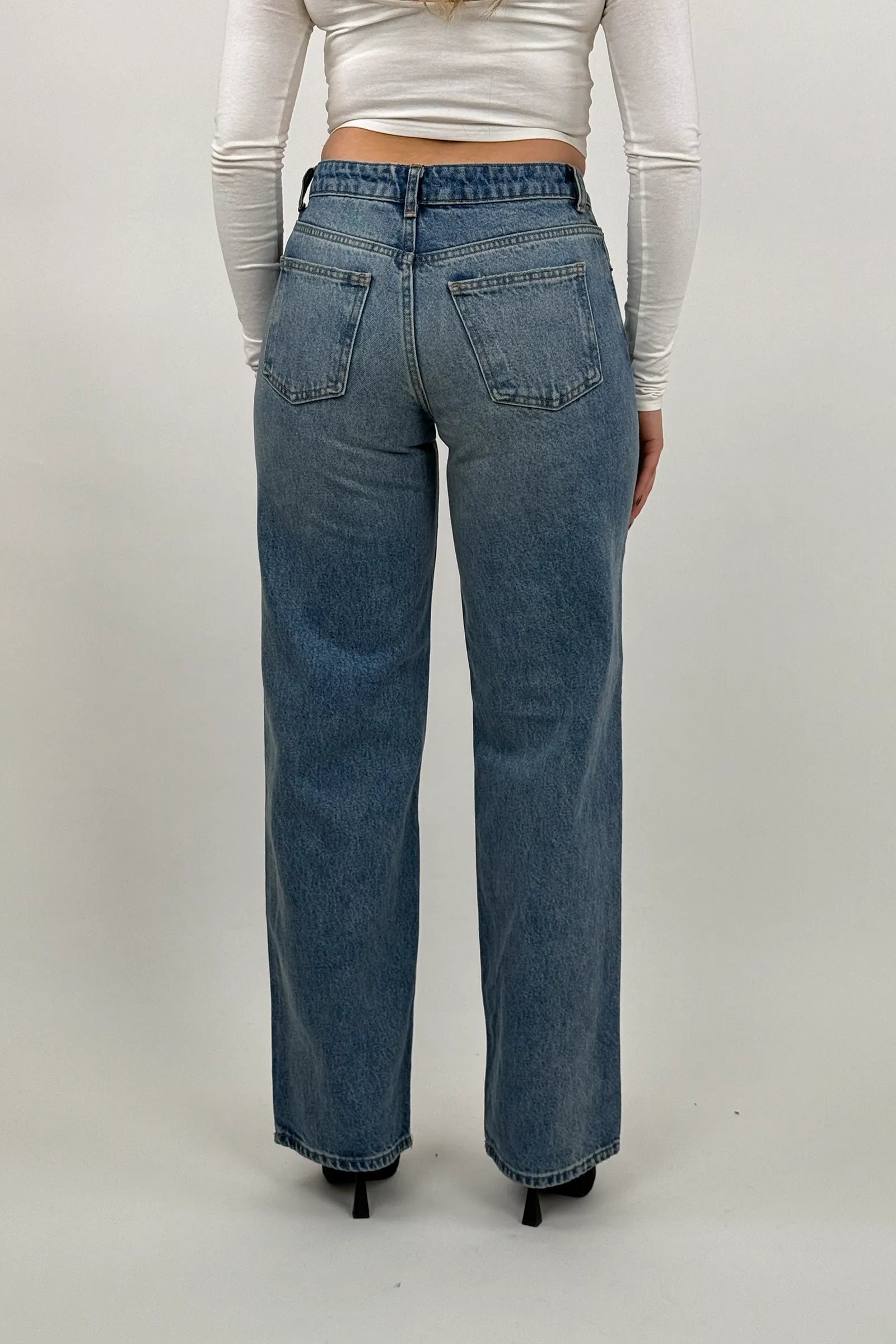 Farmerka high rise denim