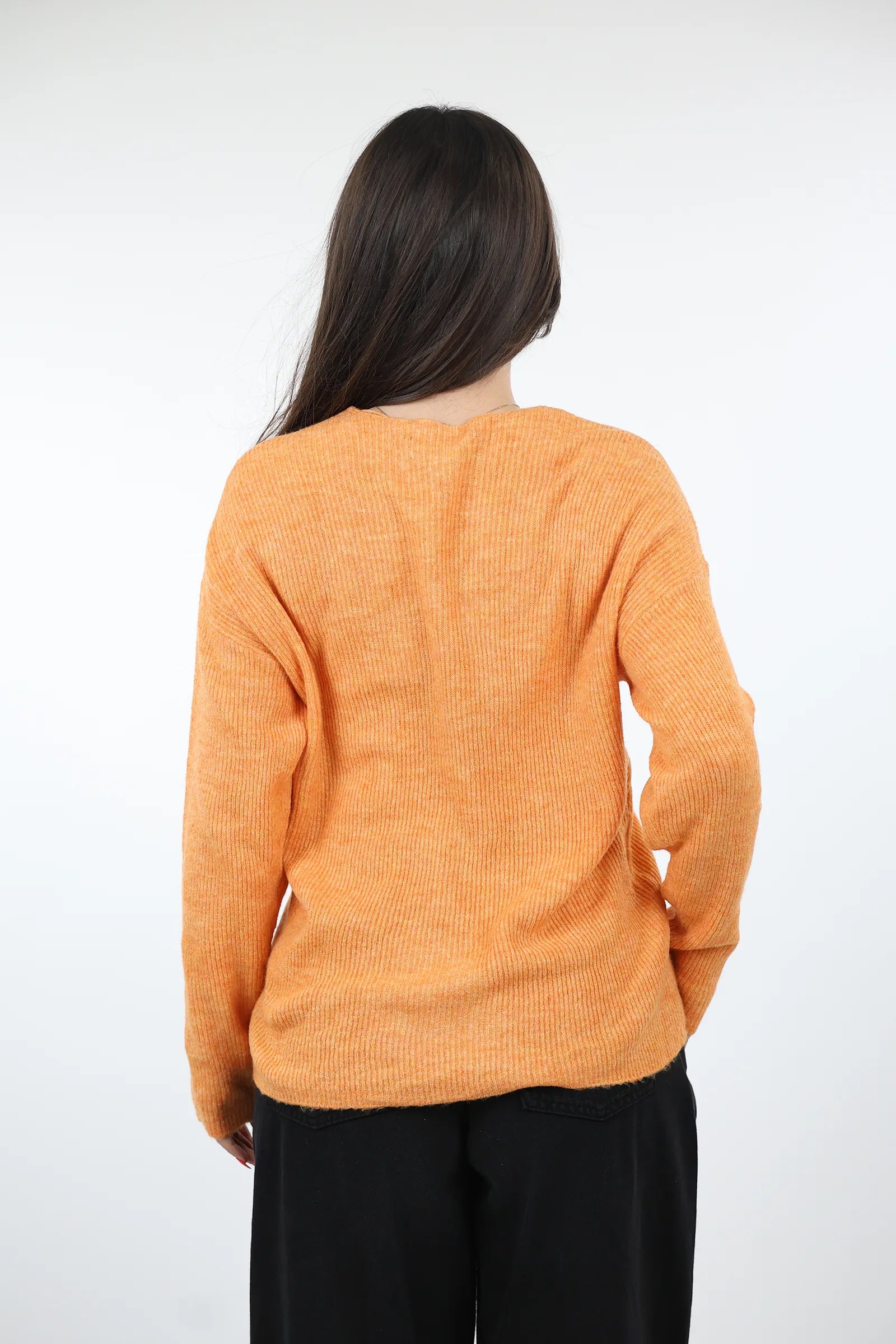 XHEMPER Deep V Knit