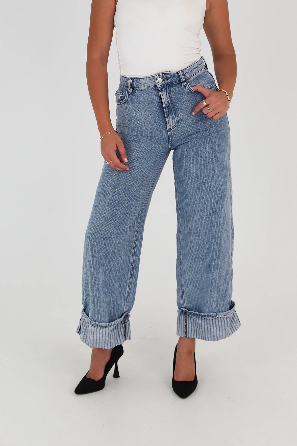 Farmerka wide-leg cropped