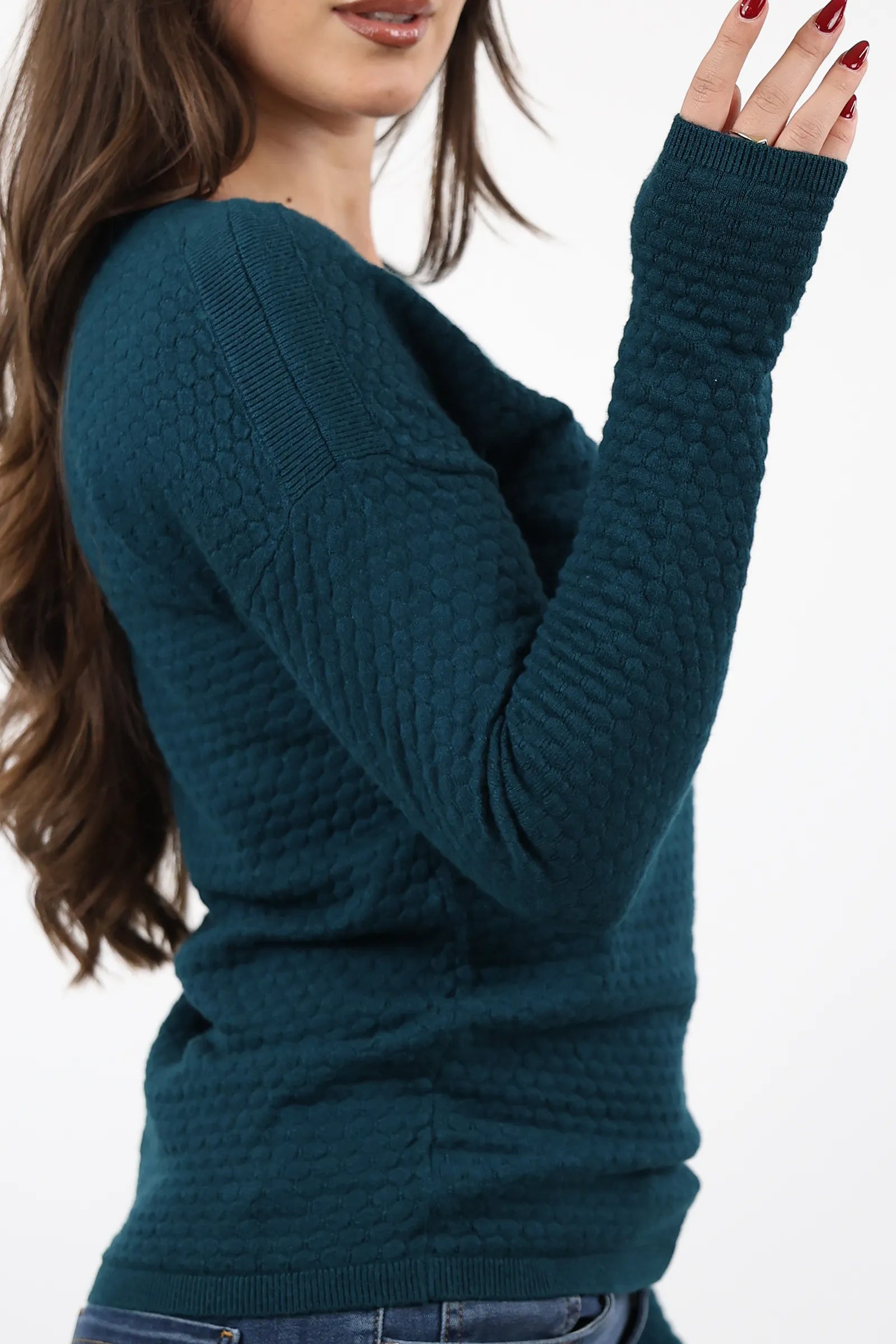 BLUZË Honeycomb Knit