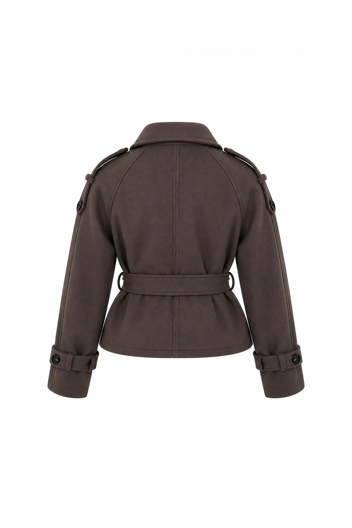 Pallto trench style wool