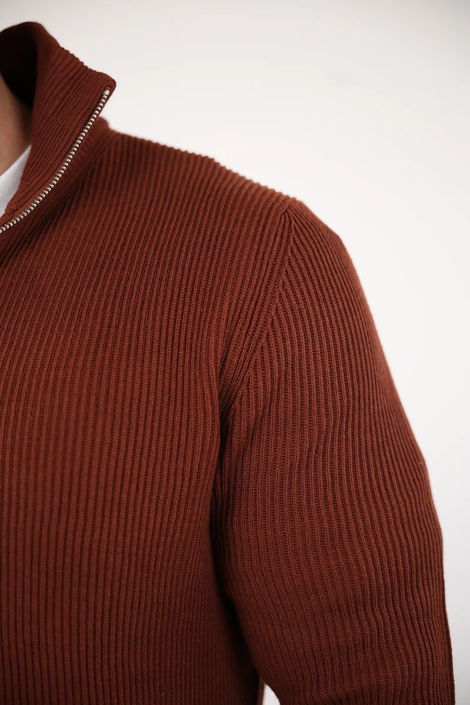 XHEMPER Rust Pullover