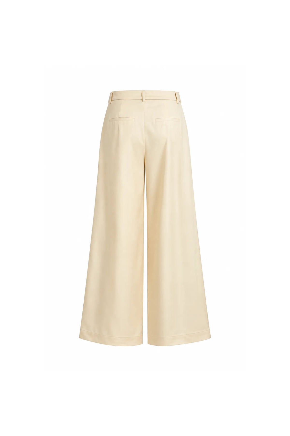 Pantallona cream satin