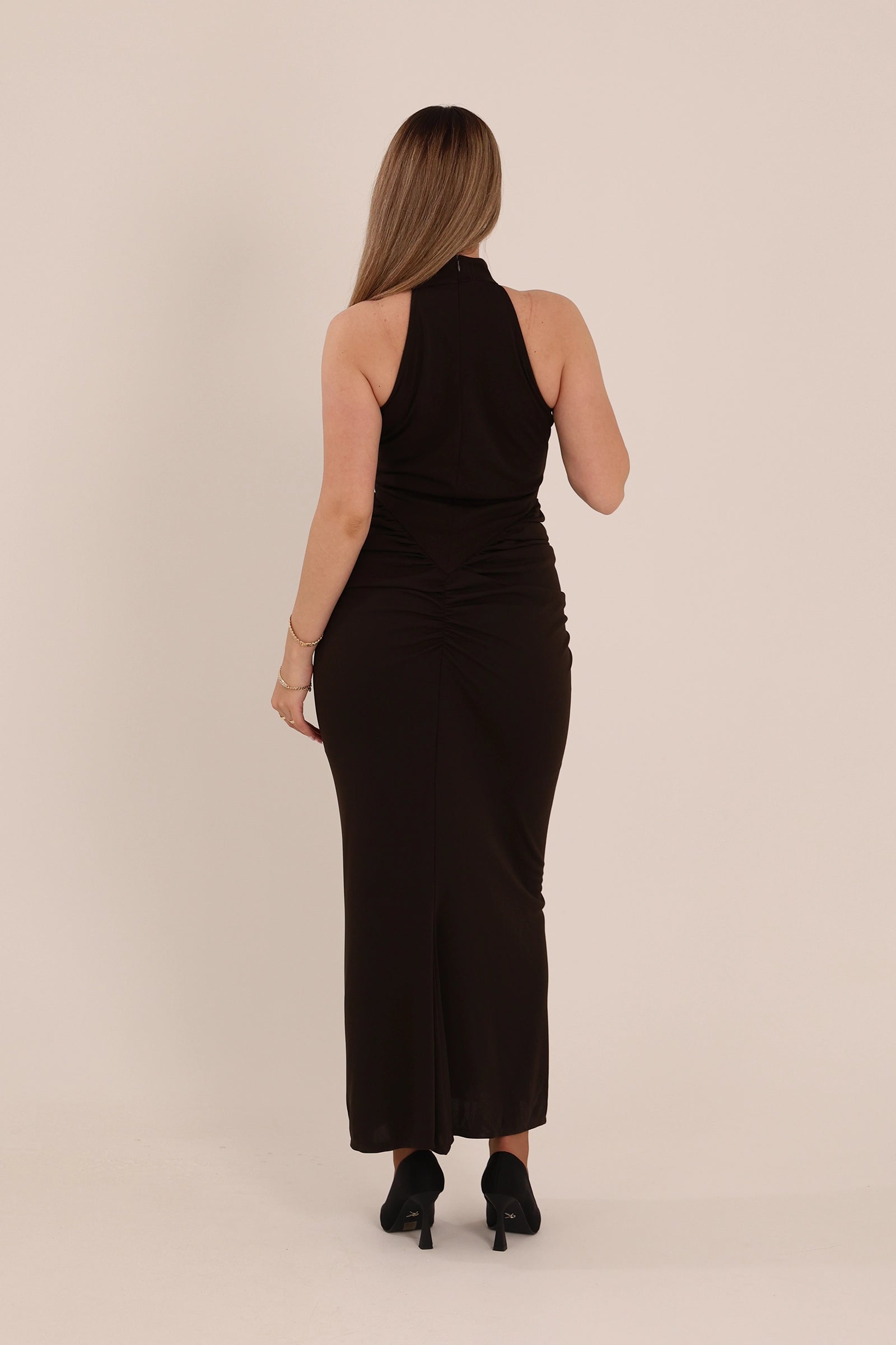 Fustan elegant ruched
