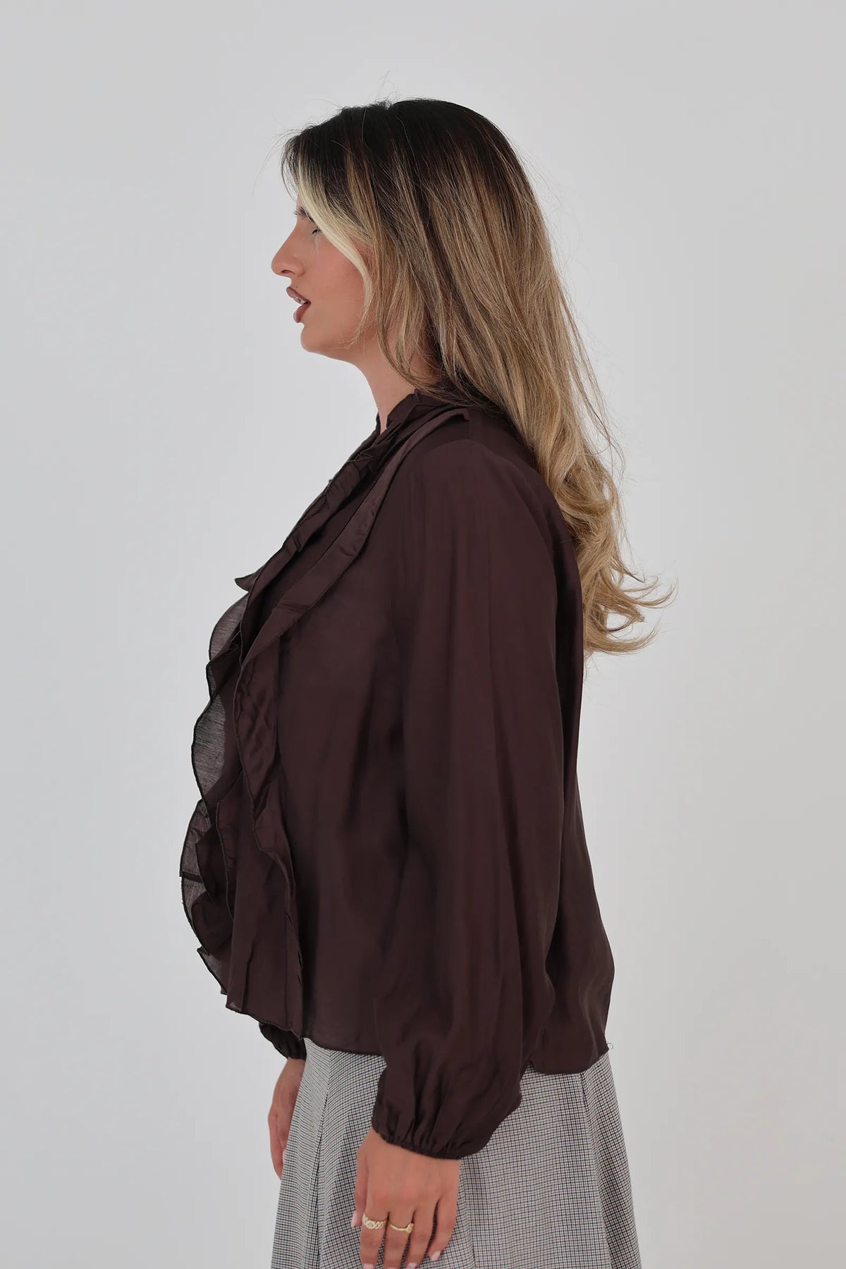 Kemishe dramatic ruffles