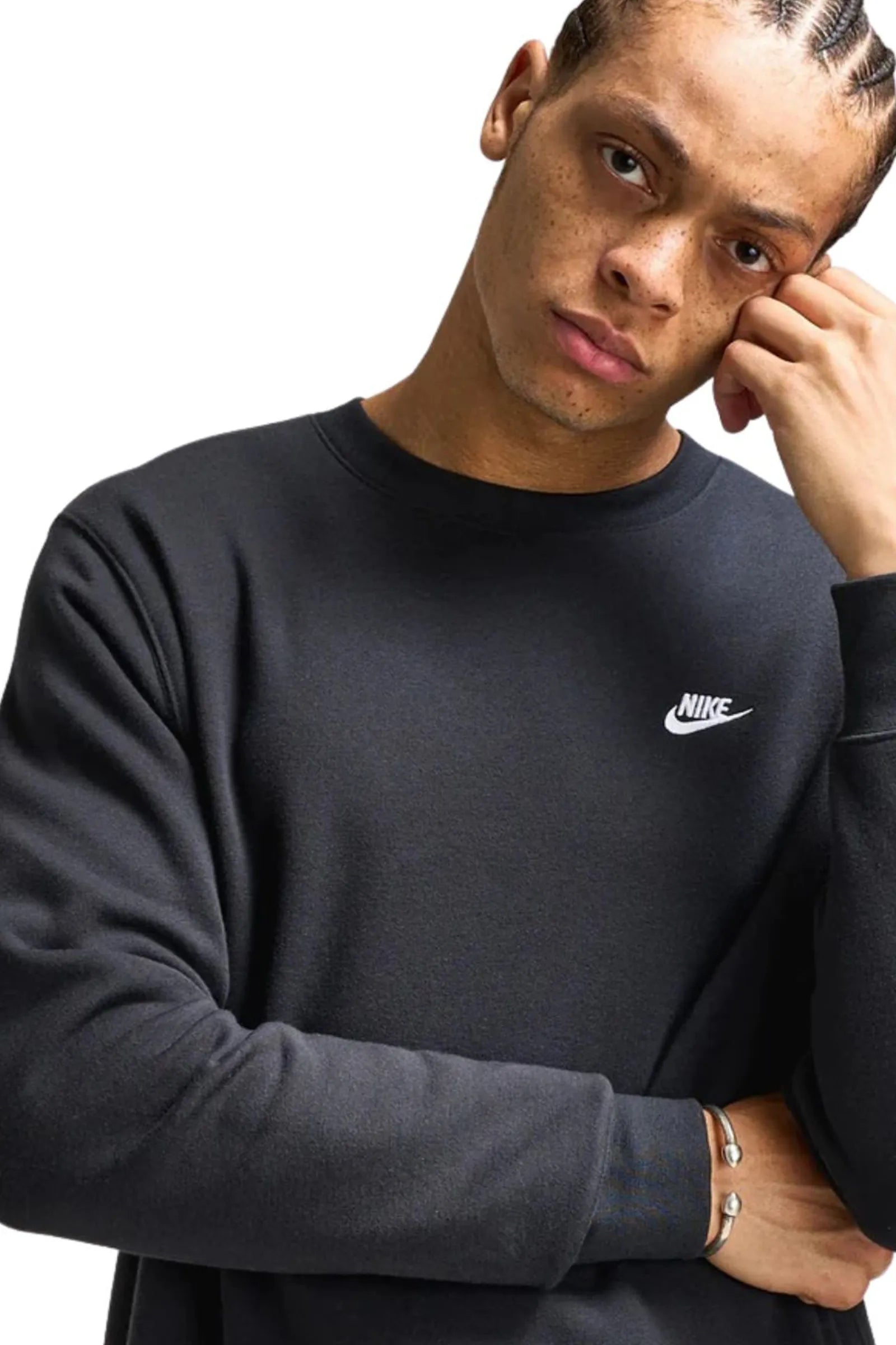 Duks nike club man's fleece crew FN3886-010