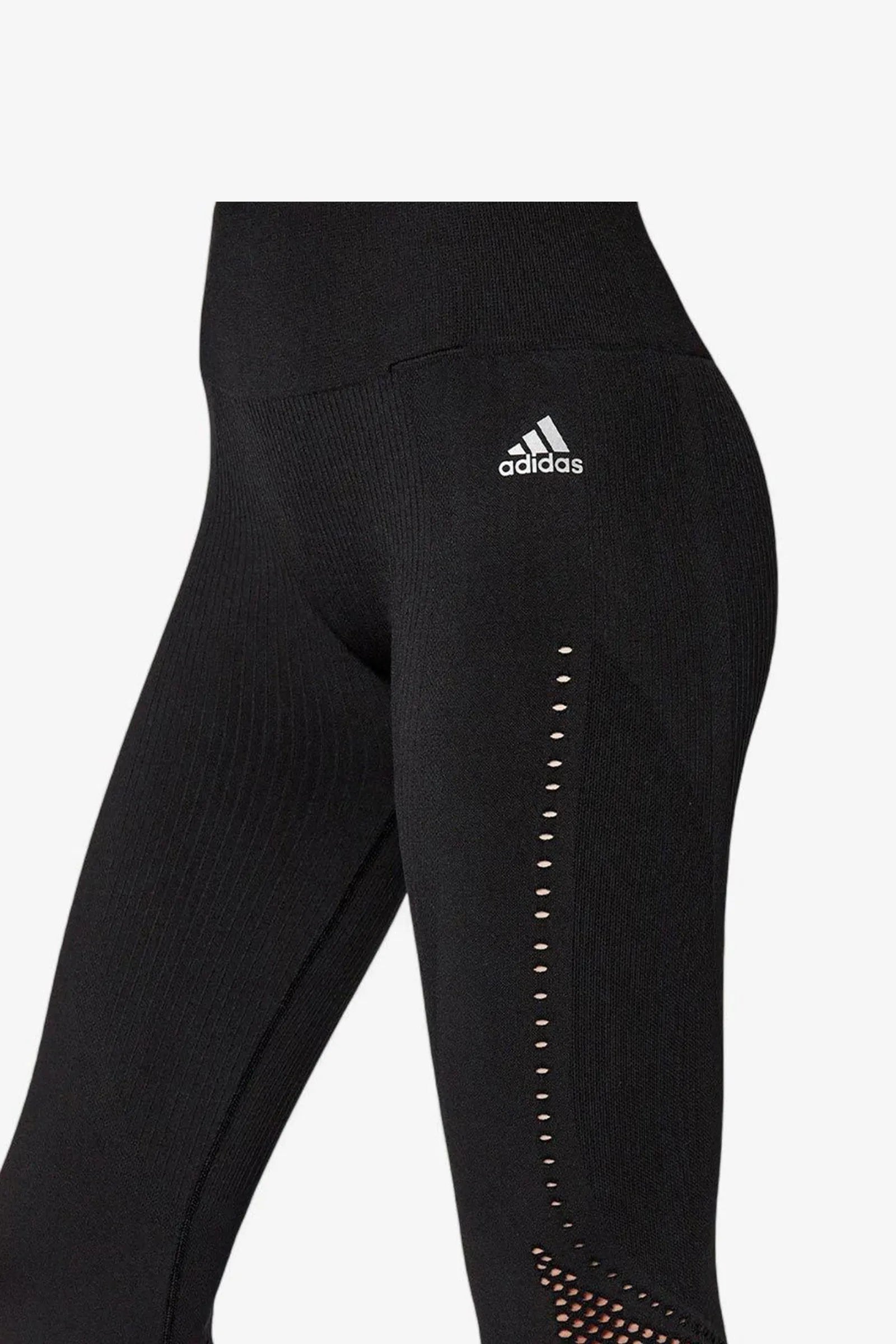 HELLANKE  ADIDAS Aeroknit 7/8 Running Leggings Black